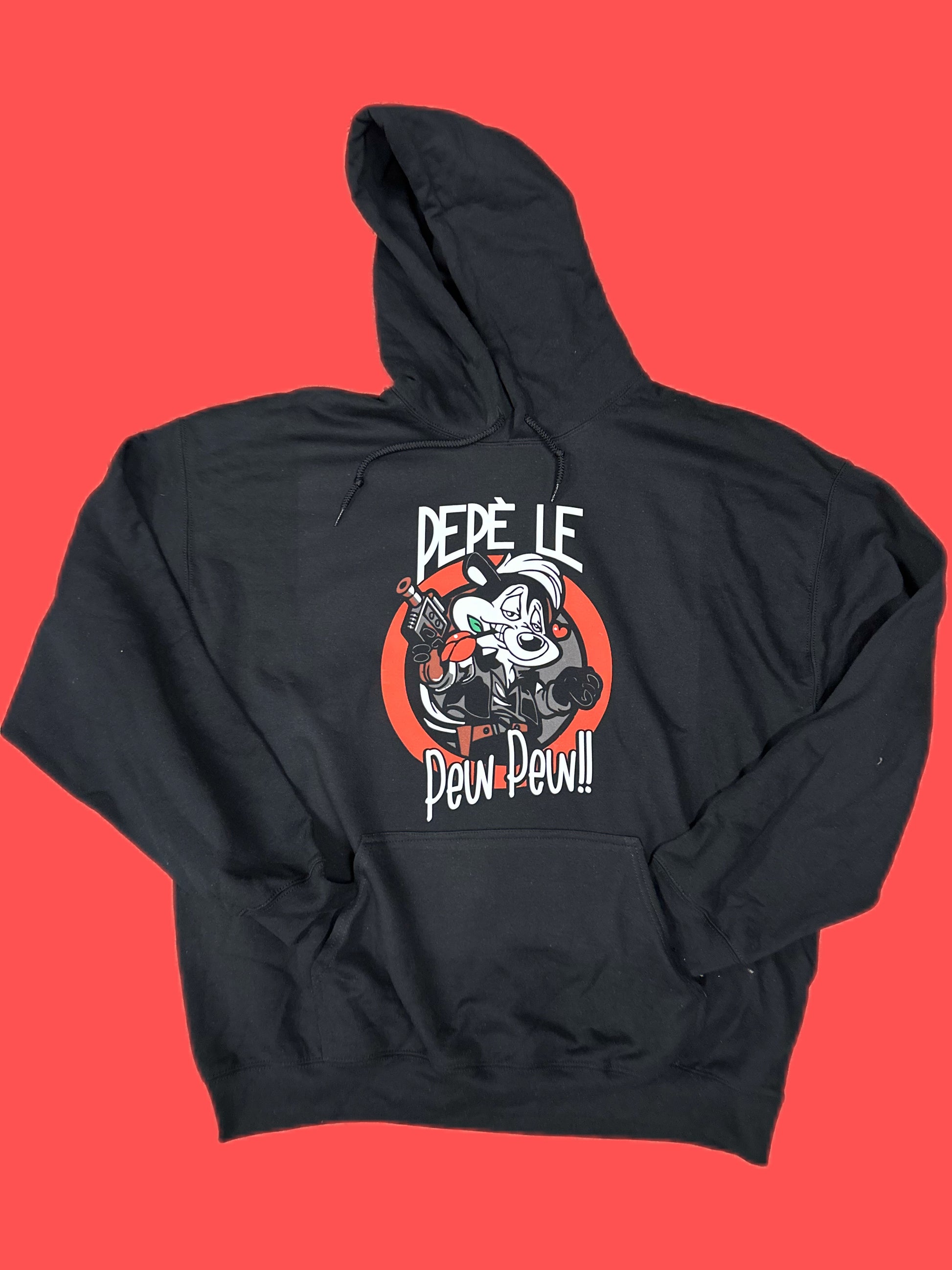 Pepe Le Pew 'Pew-Pew' Parody Hoodie