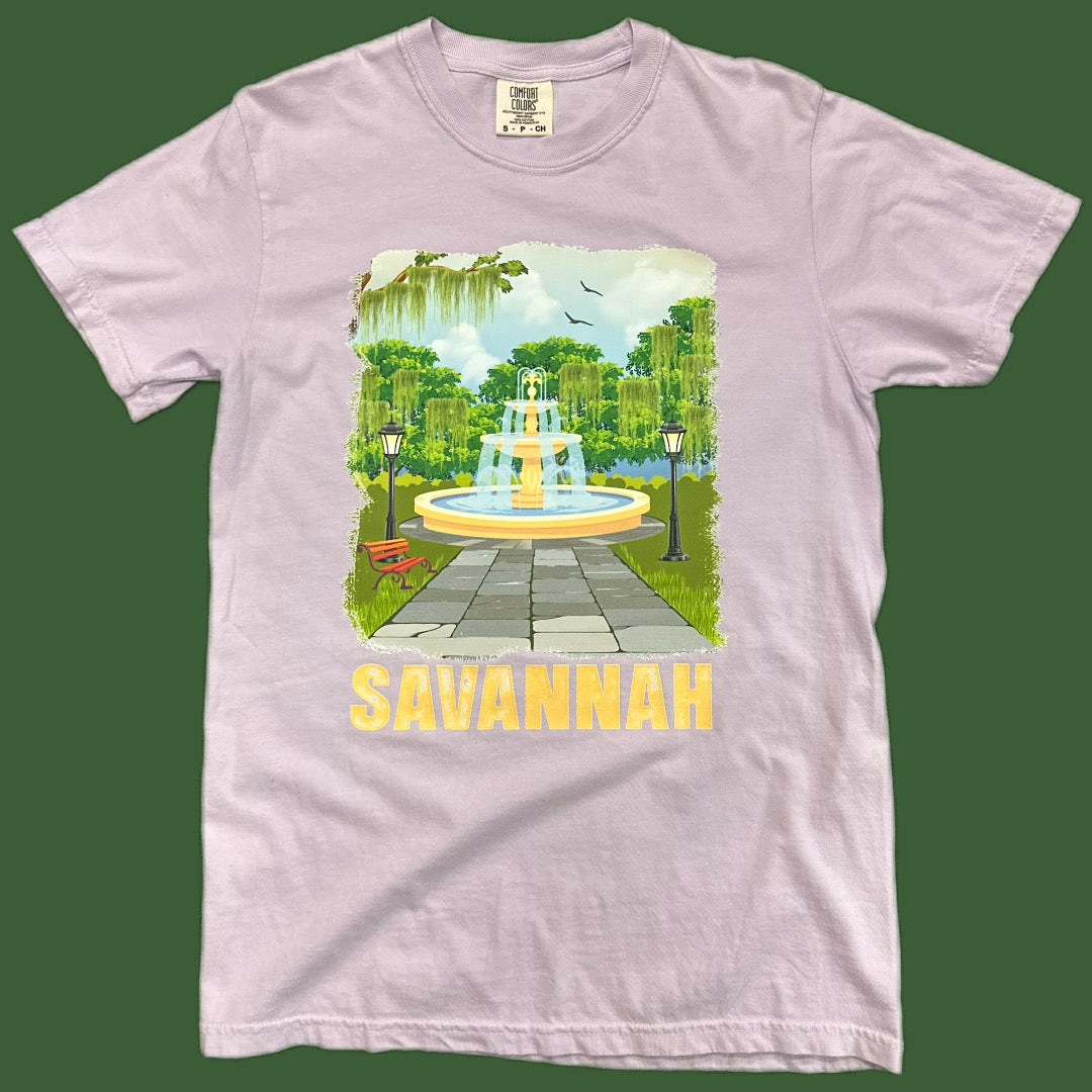 Savannah Fountain Park T-Shirt - Local Pride