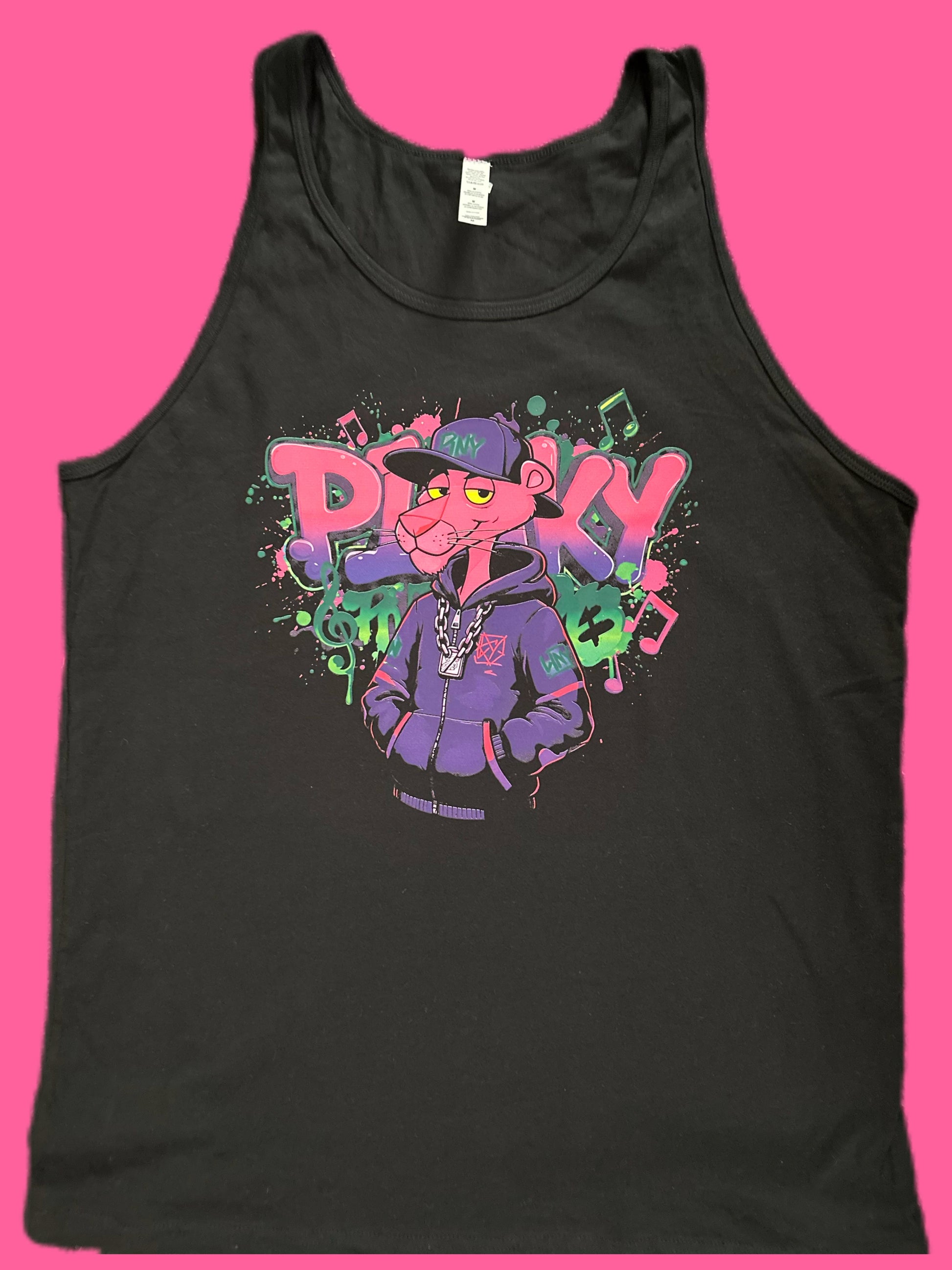 "Pinky" Pink Panther Urban Style Tank Top