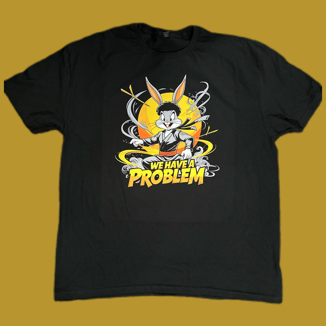"We Have A Problem" Bugs Bunny Samurai T-Shirt