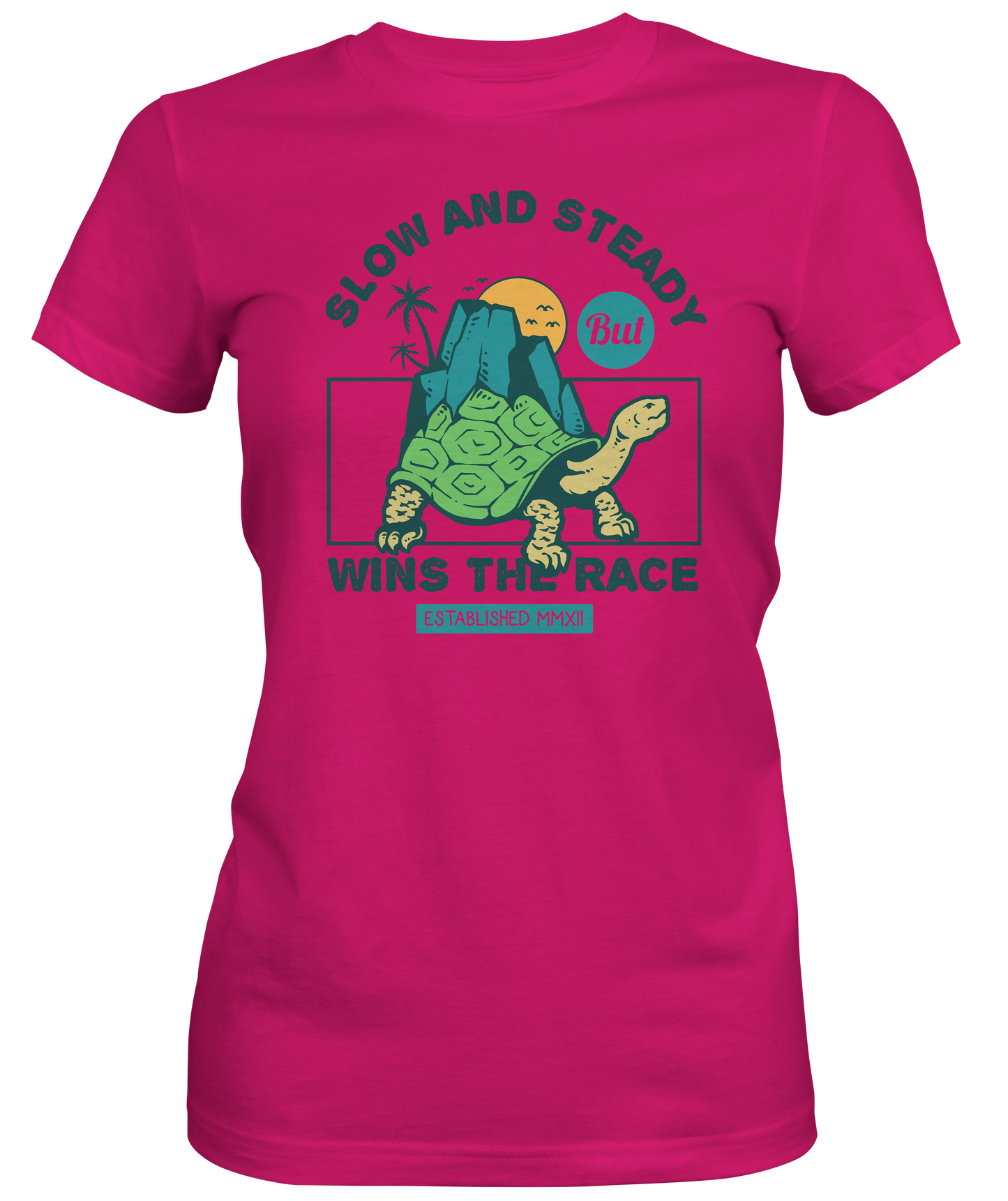 Slow and Steady Wins Turtle Women's T-Shirts