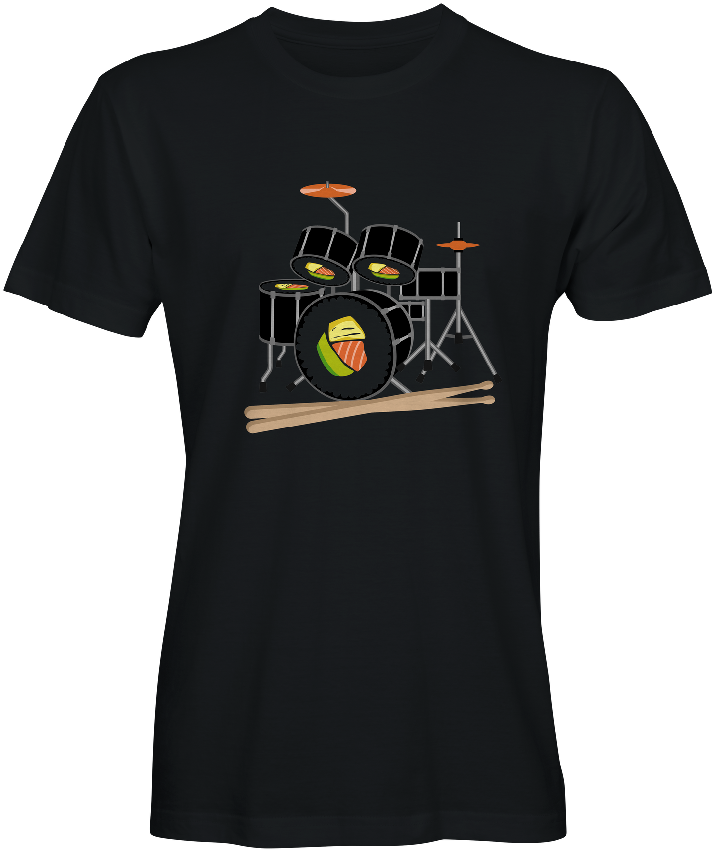 Sushi Drums Set Inspired Design T-shirts