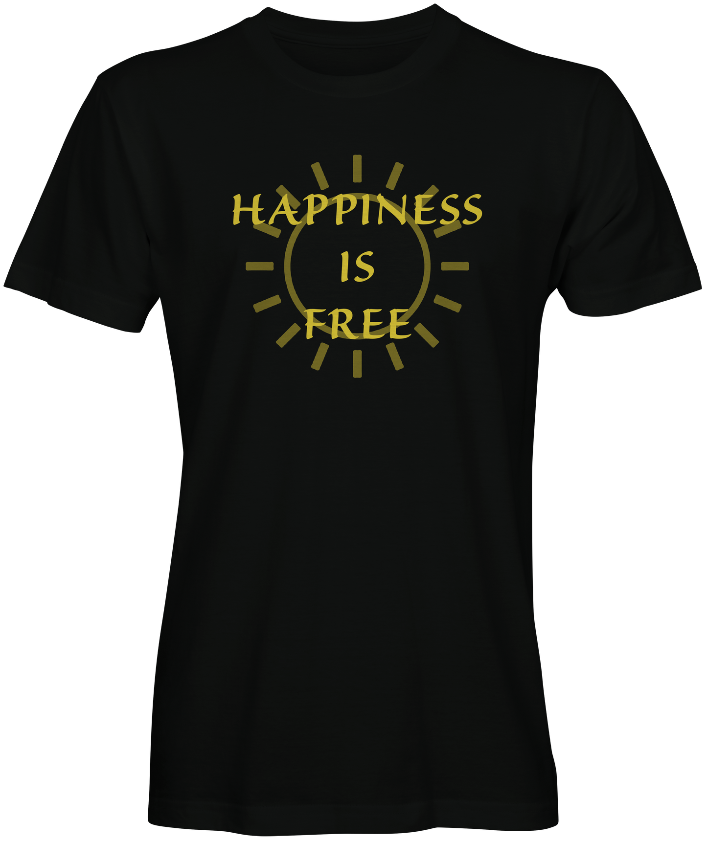 Black Short Sleeve Crew Neck T-shirt