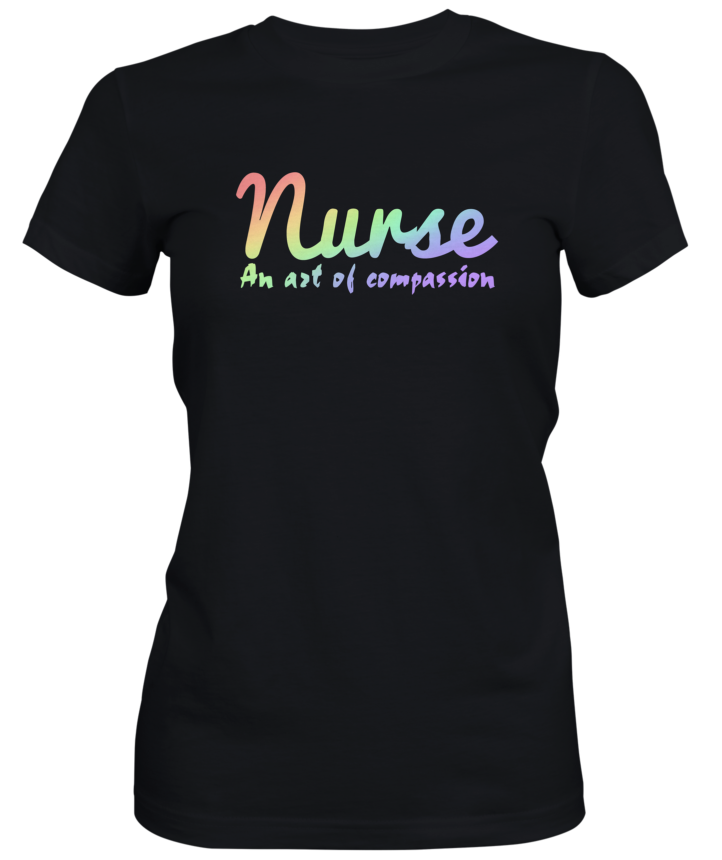 Nurse An Act of Compassion Ladies T-shirt