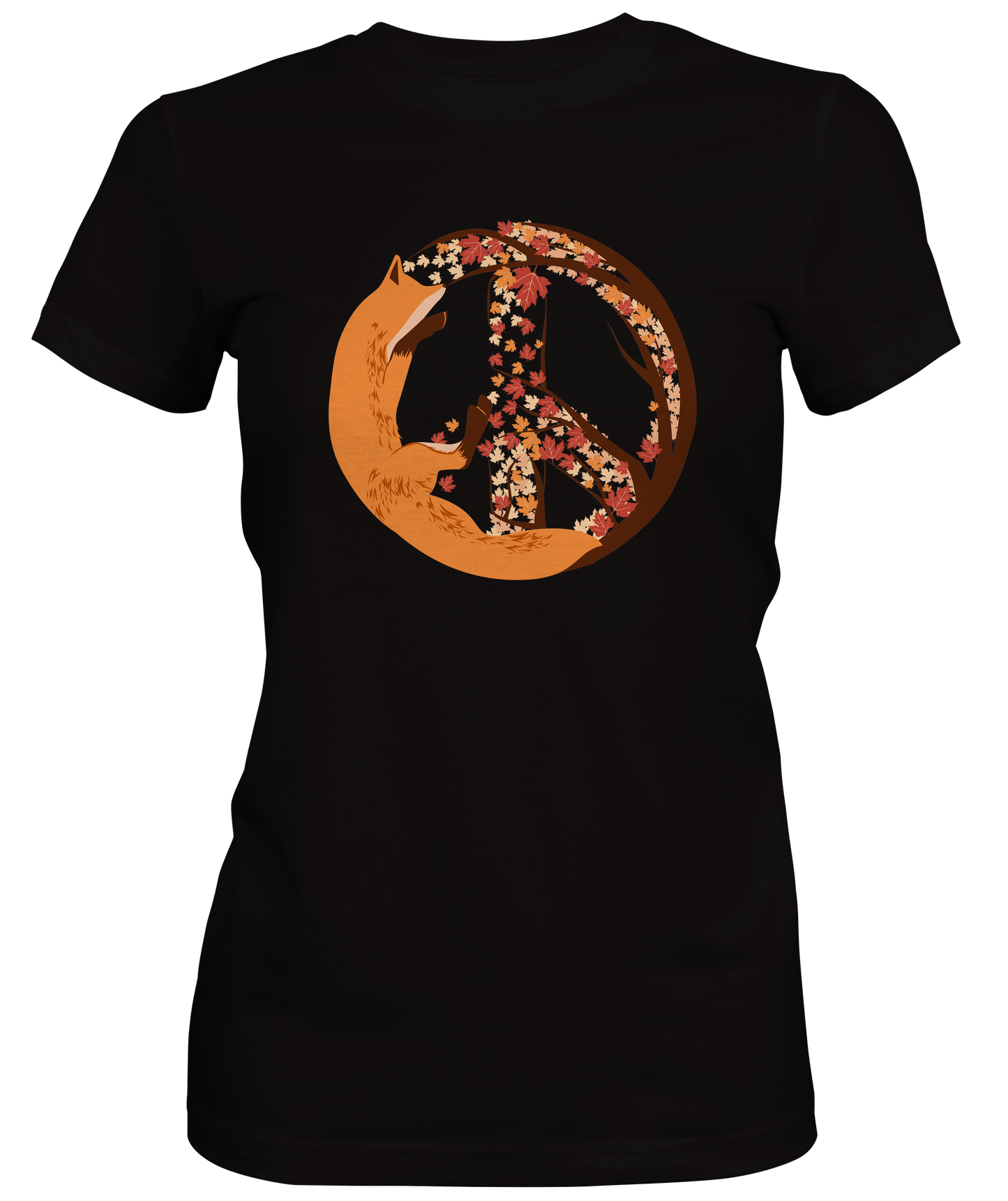 fox peace T-shirt