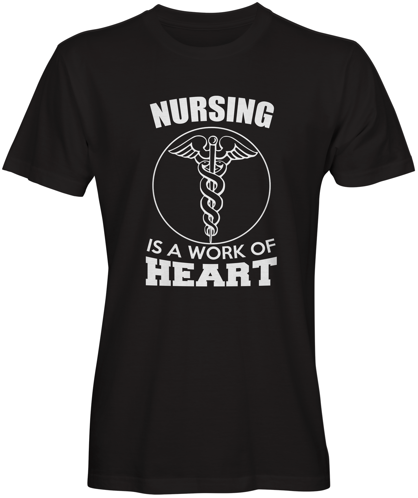 Nursing Work Of Heart Graphic Tee