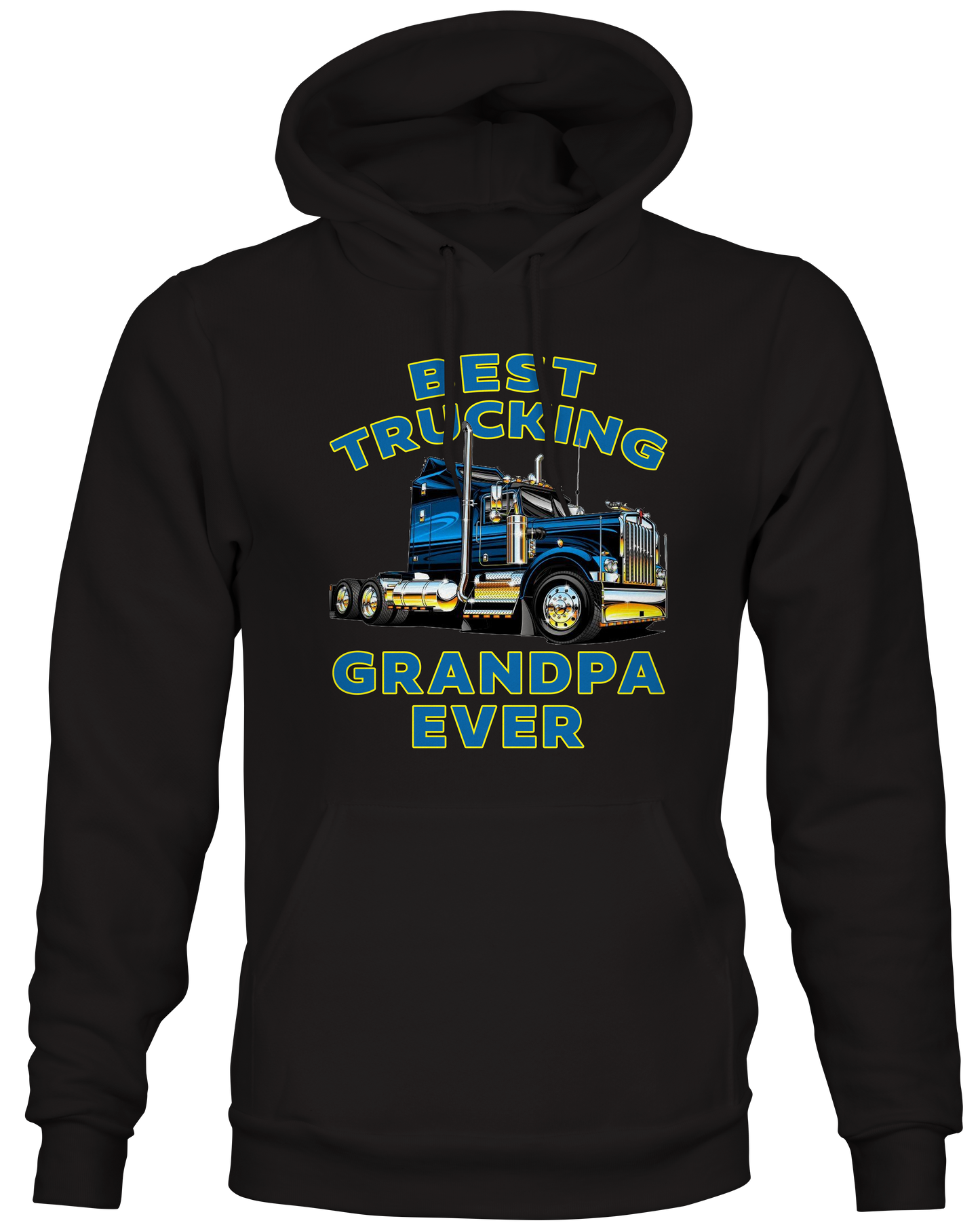 Best Trucking Grandpa Graphic Hoodie