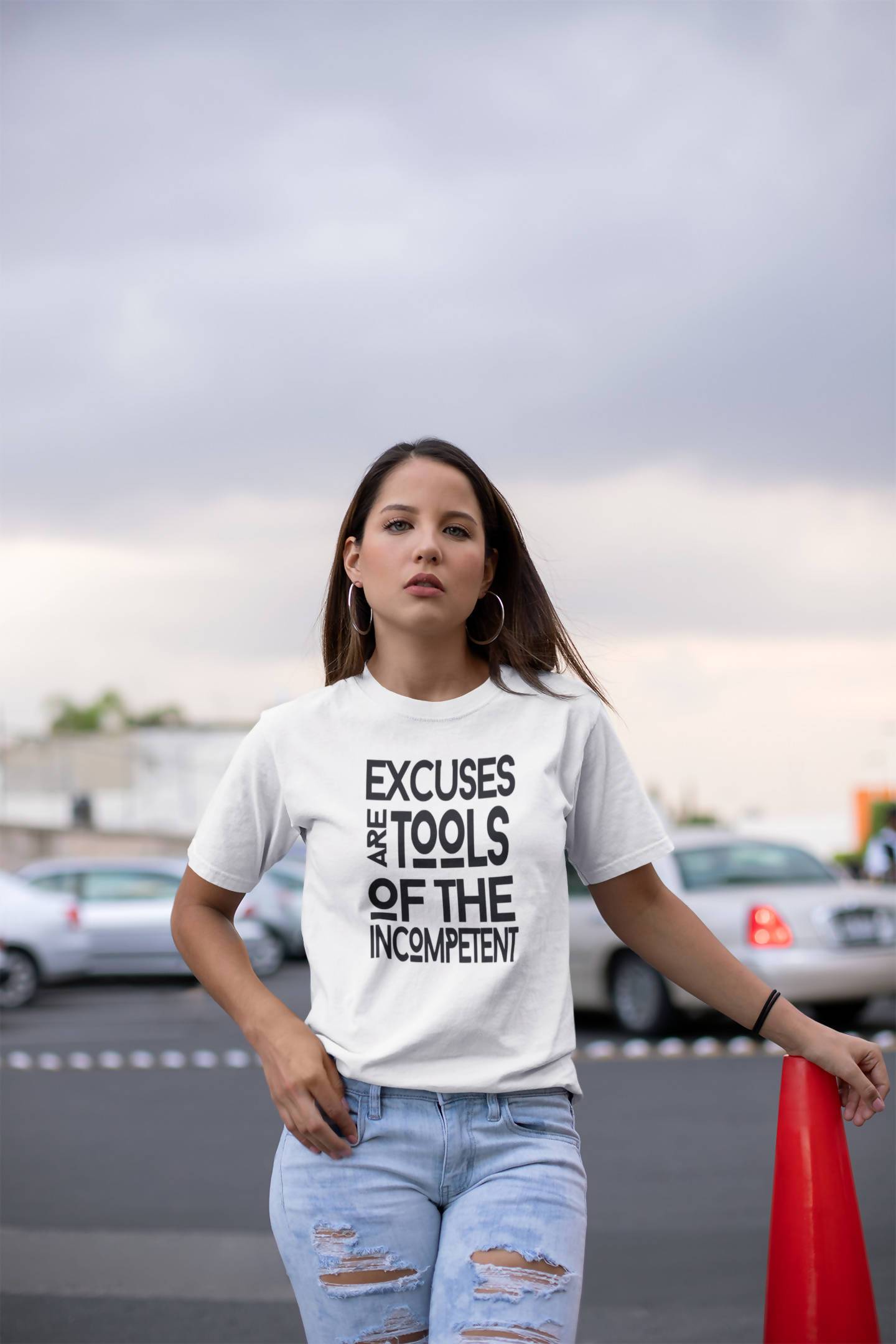 Excuses Ladies Urban wear T-Shirt - FulFill4me - LoL Apparel Co.