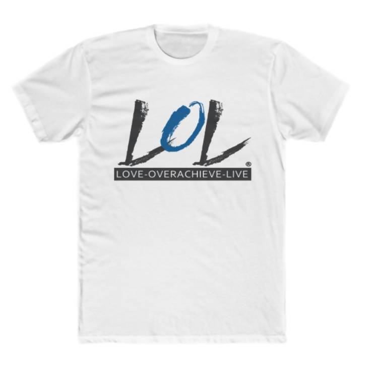 Men's LoL Blue Logo Crew Neck T-shirt - FulFill4me - LoL Apparel Co.