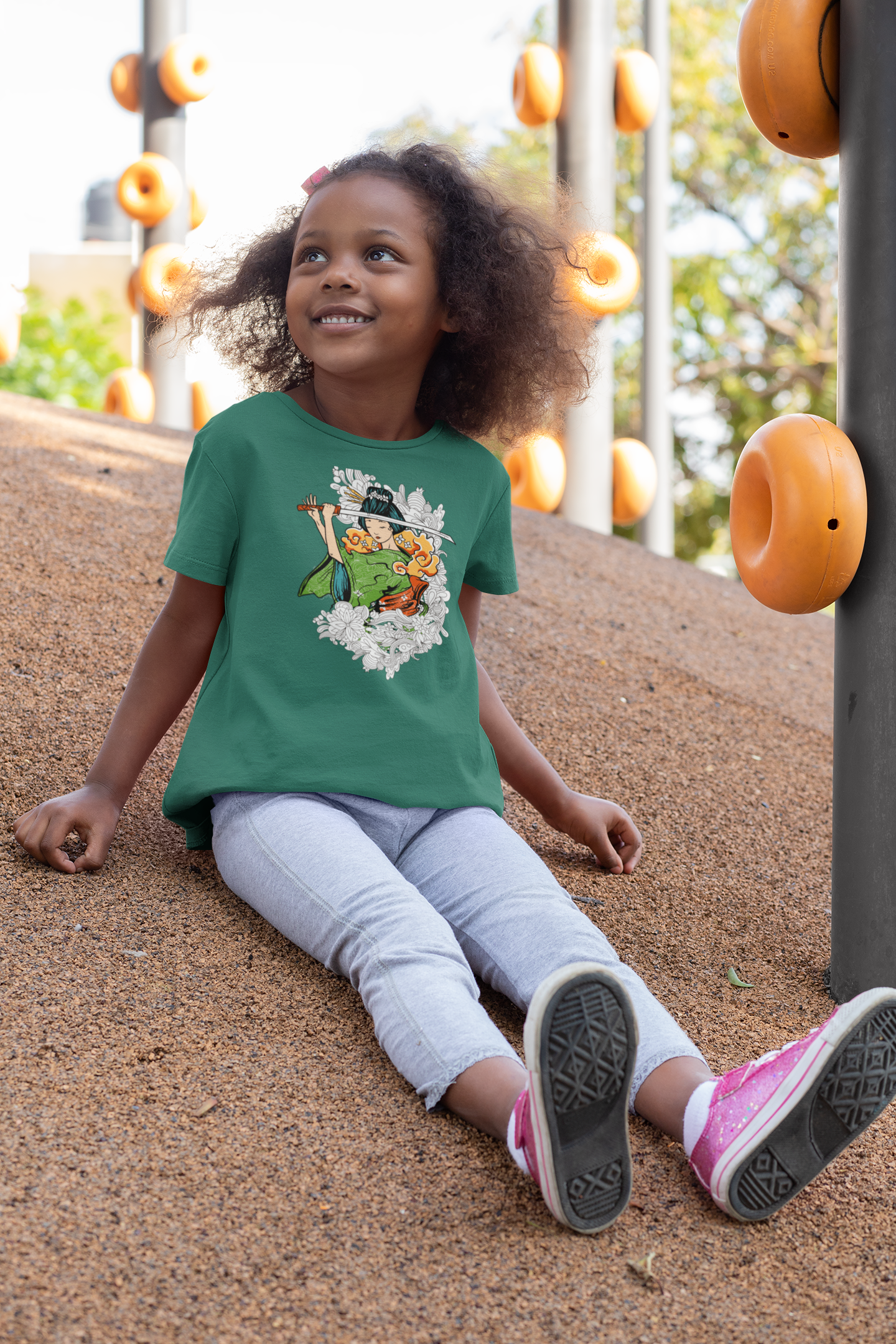 Samurai Lady Graphic Princess Tee