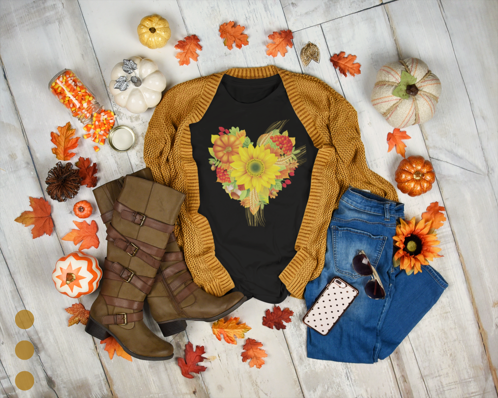 Sun Flower Harvest Graphic Tee
