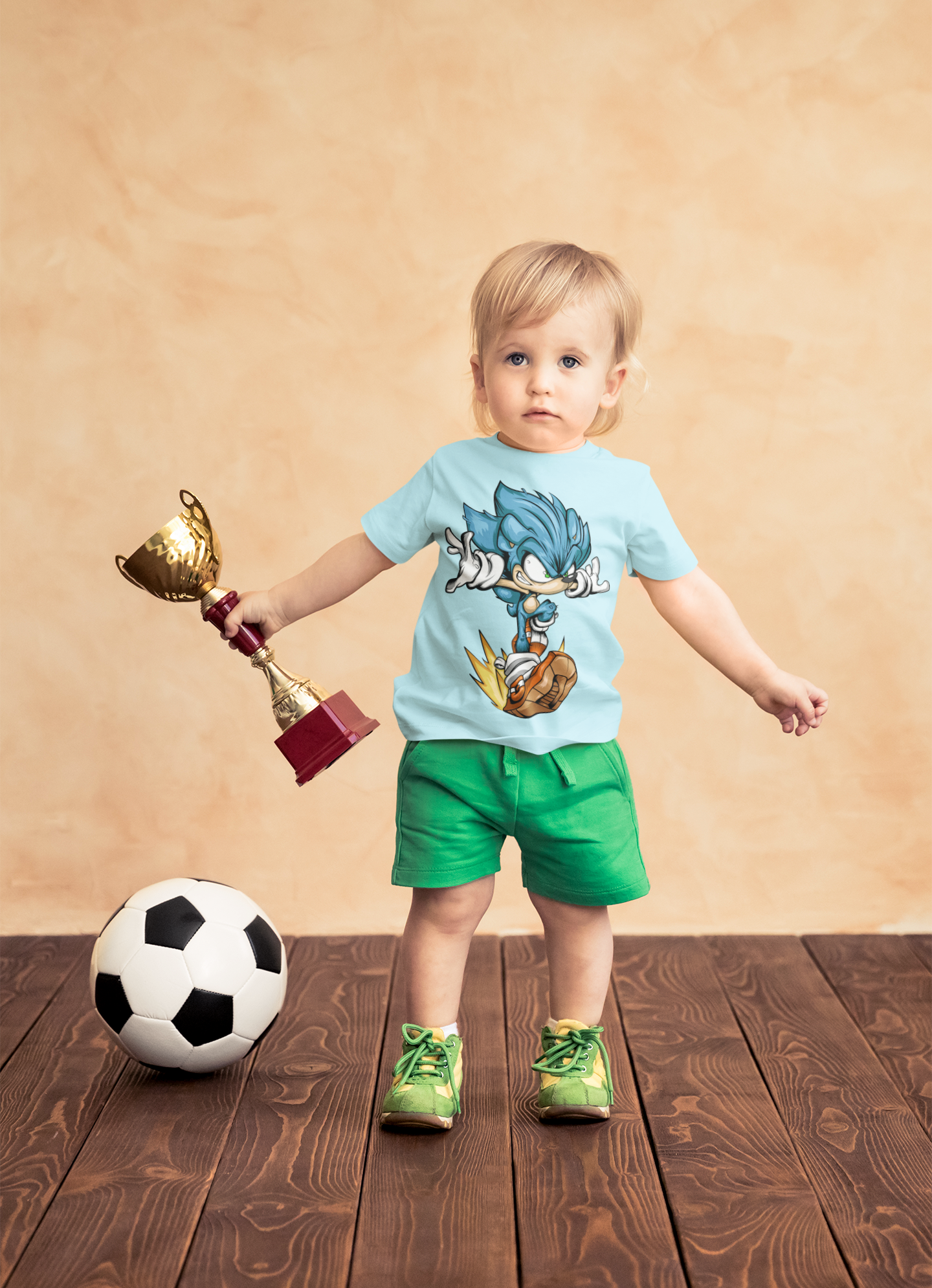 Sonic The Hedgehog Lightspeed Graphic Toddler Tee