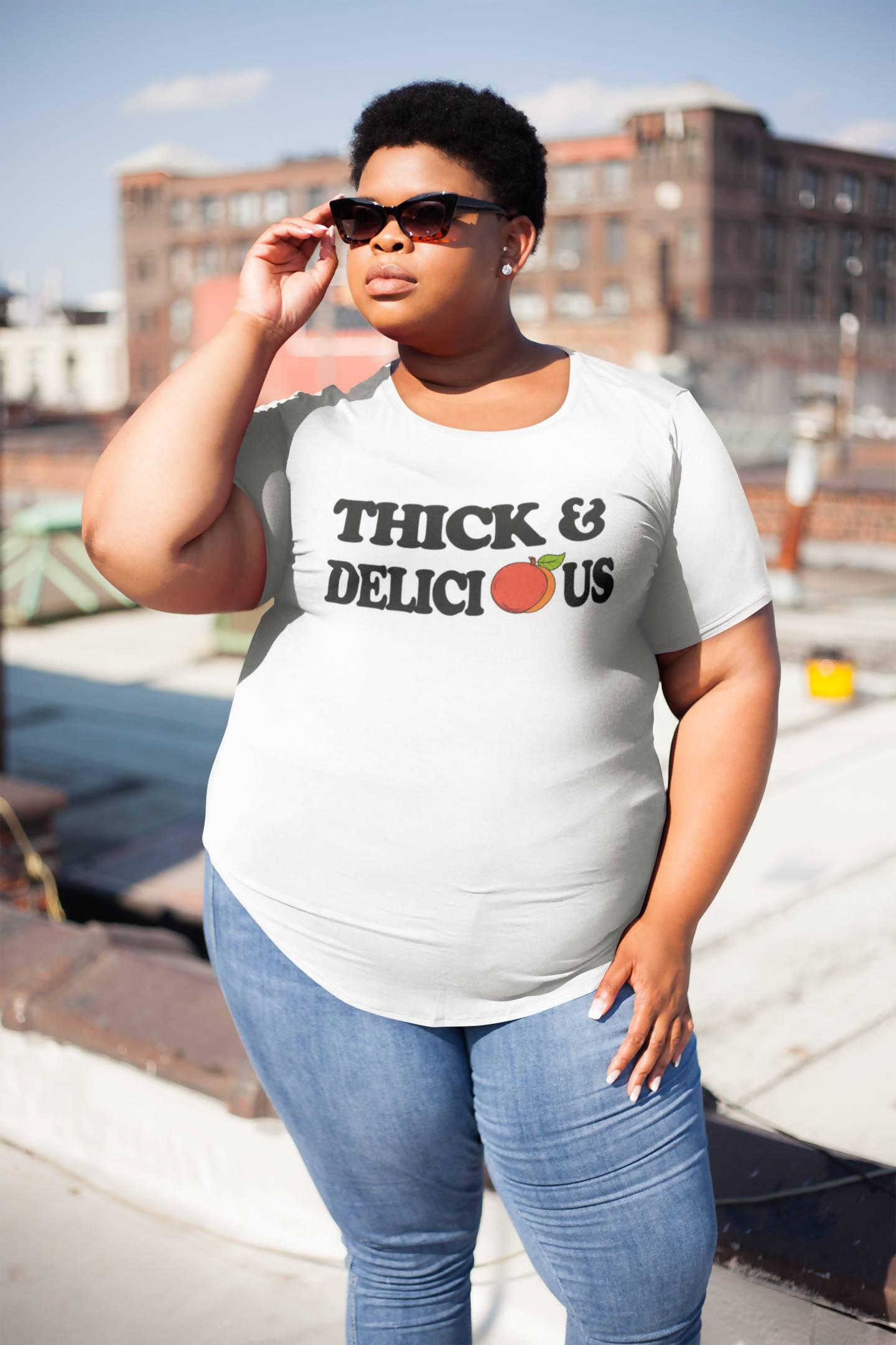 Thick & Delicious Ladies T-Shirt - FulFill4me - 3J Tee's & More