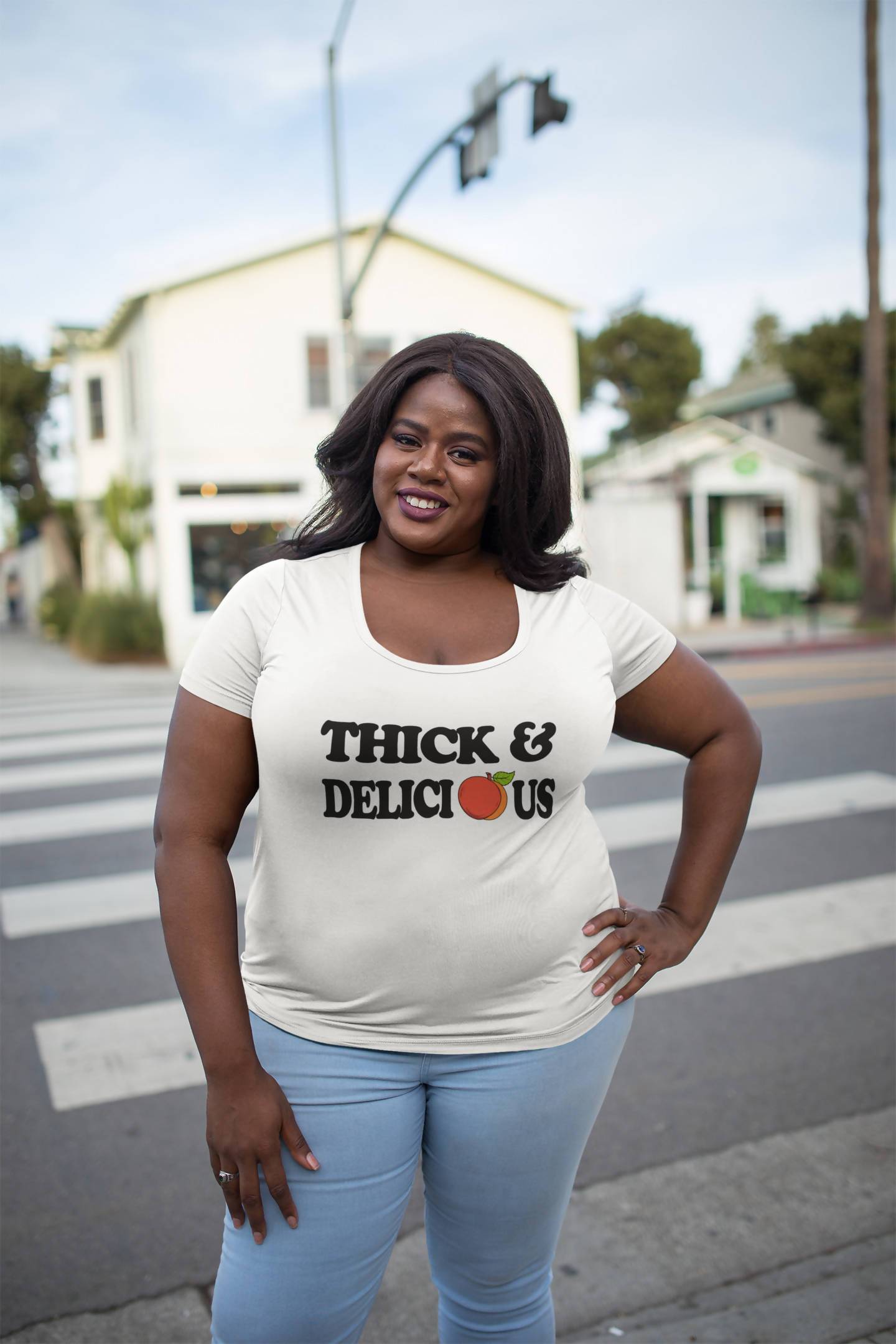 Thick & Delicious Ladies T-Shirt - FulFill4me - 3J Tee's & More