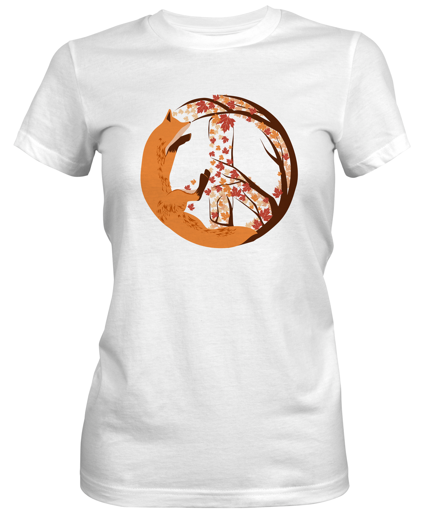 fox peace T-shirt