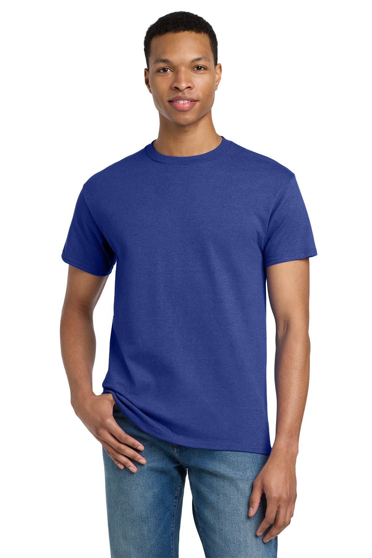 Gildan Ultra Cotton T-Shirt 2000 in Antique Royal, front view