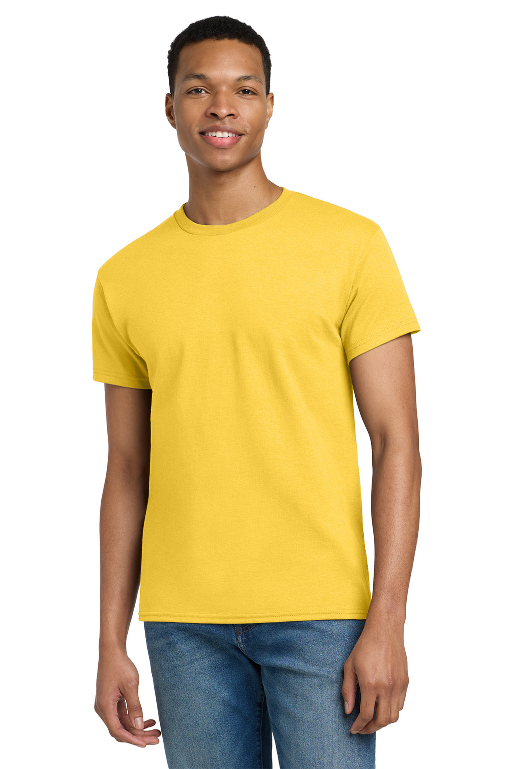 Gildan Ultra Cotton T-Shirt 2000 in Daisy, front view