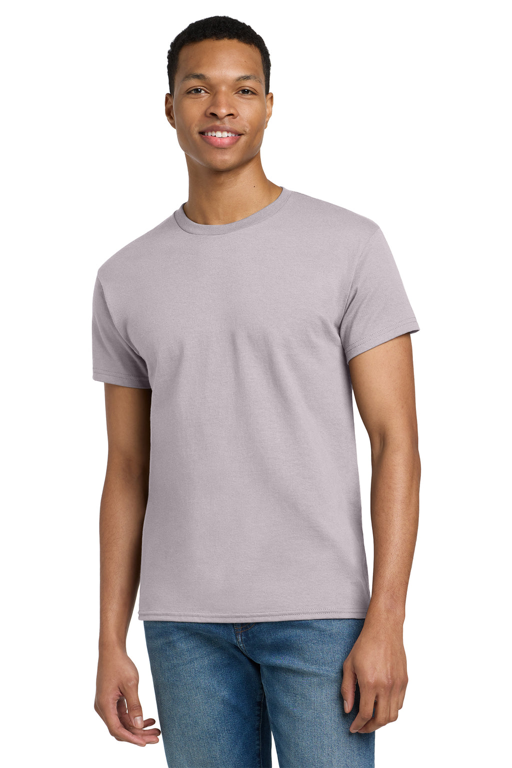 Gildan Ultra Cotton T-Shirt 2000 in Ice Grey, front view
