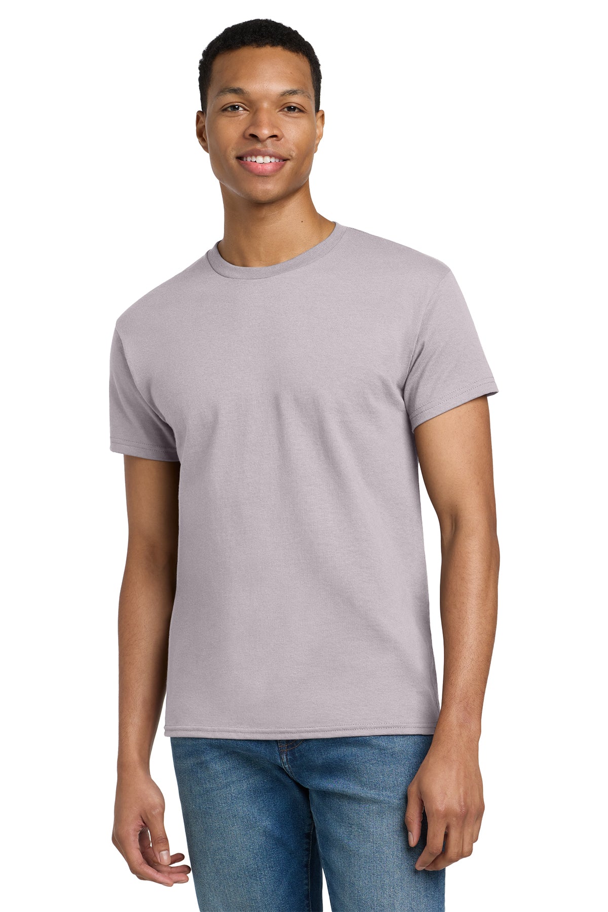 Gildan Ultra Cotton T-Shirt 2000 in Ice Grey, front view