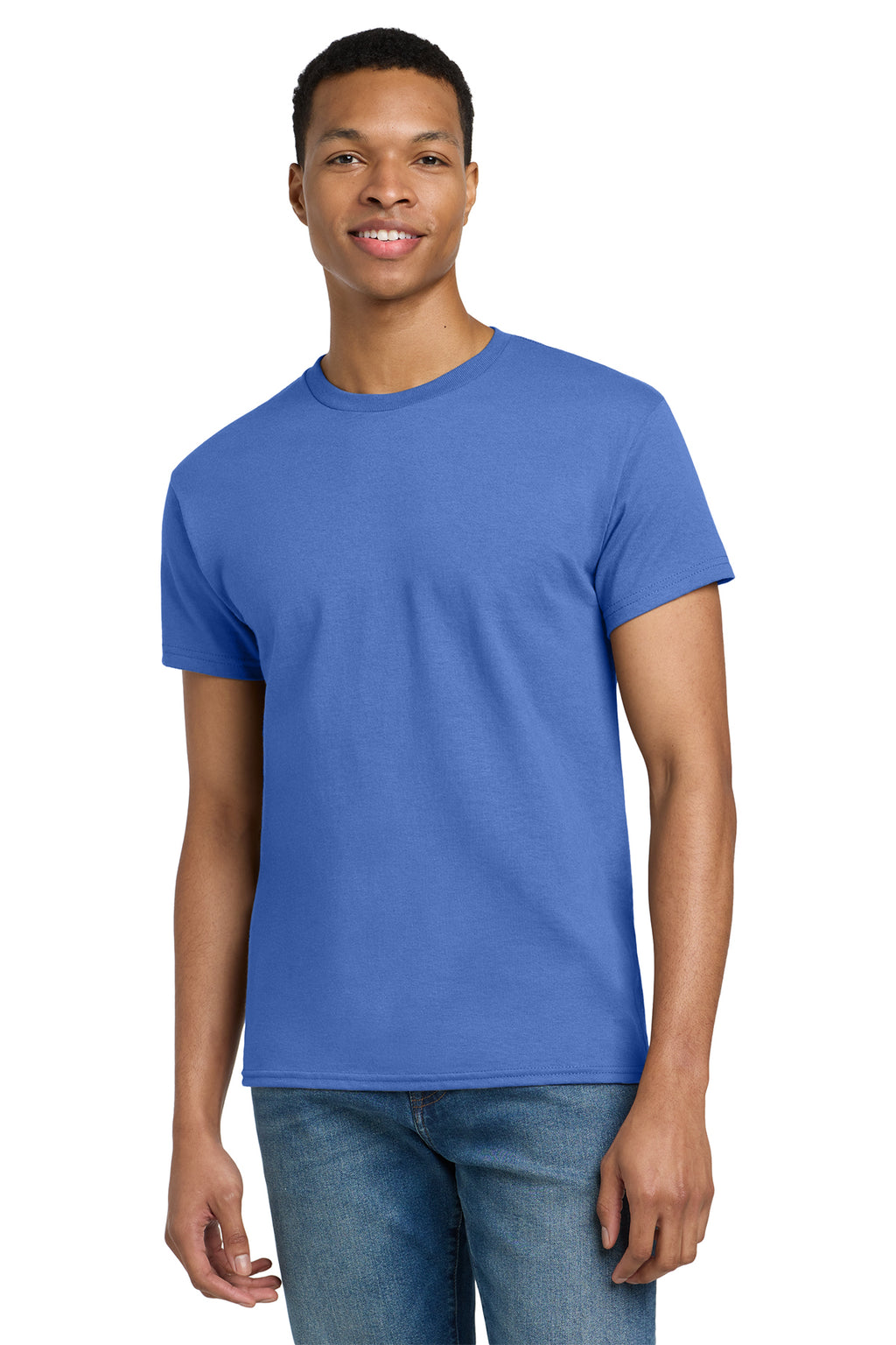 Gildan Ultra Cotton T-Shirt 2000 in Iris, front view