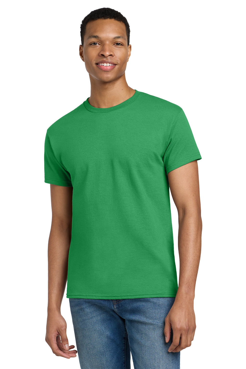 Gildan Ultra Cotton T-Shirt 2000 in Irish Green, front view