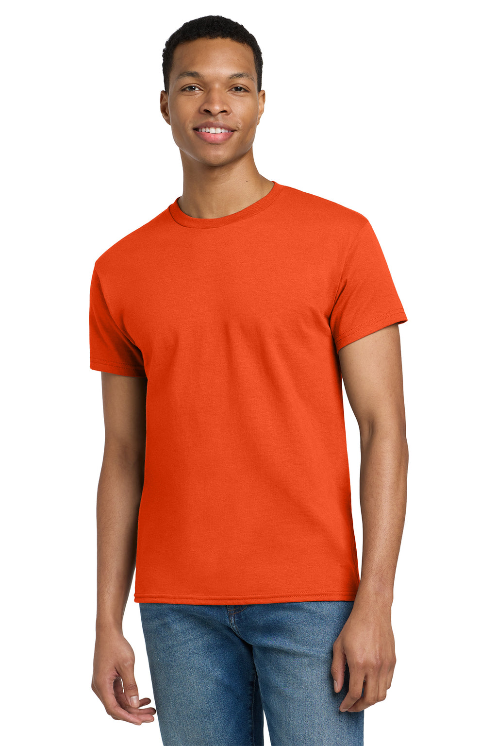 Gildan Ultra Cotton T-Shirt 2000 in Orange, front view
