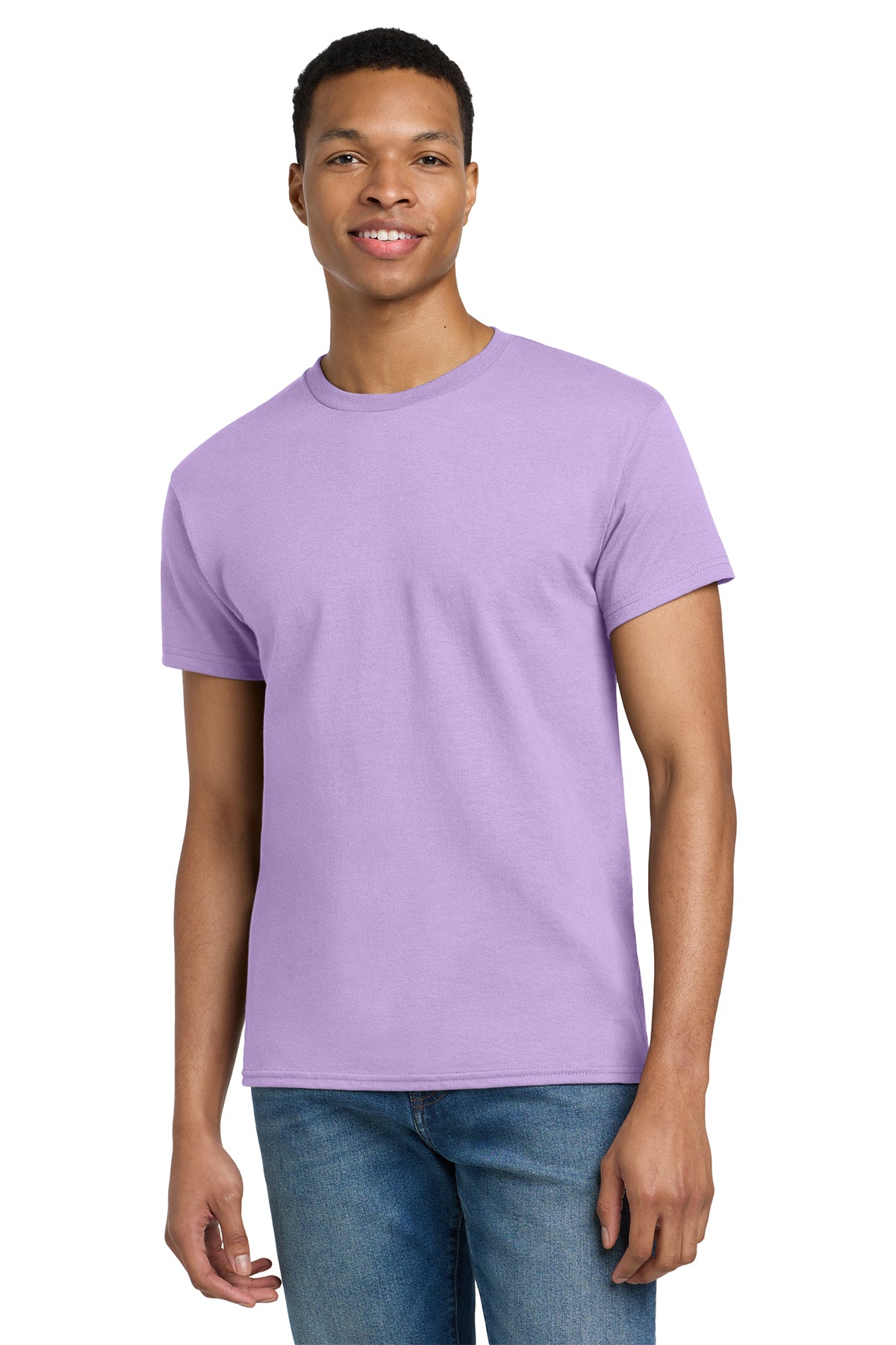 Gildan Ultra Cotton T-Shirt 2000 in Orchid, front view