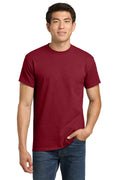 Gildan Heavy Cotton T-Shirt 5000 in Antique Cherry Red, front view