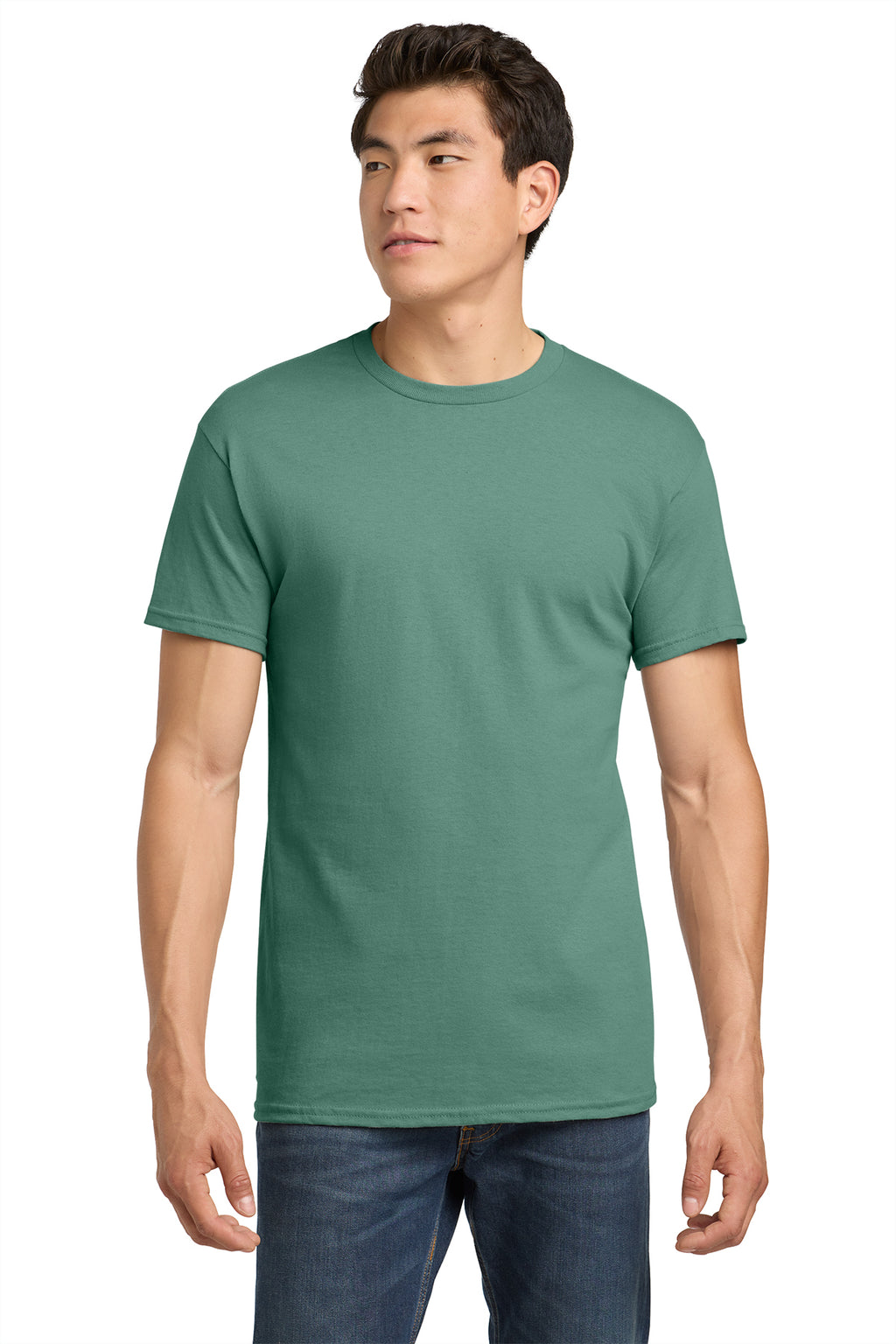 Gildan Heavy Cotton T-Shirt 5000 in Aquatic, front view