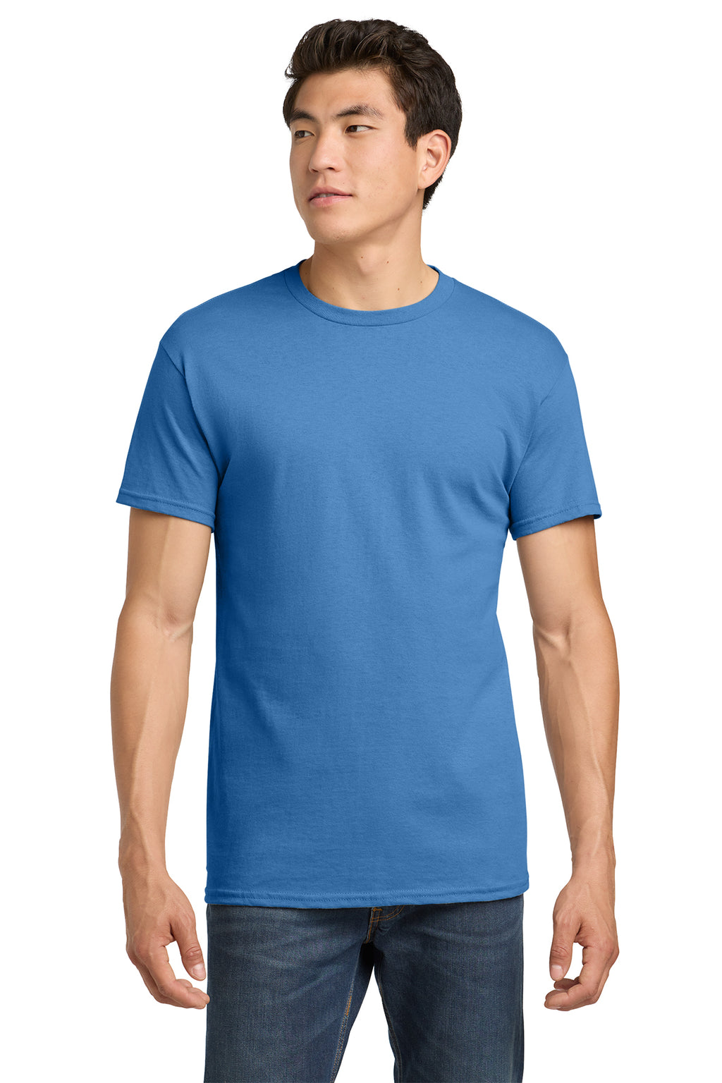 Gildan Heavy Cotton T-Shirt 5000 in Iris, front view