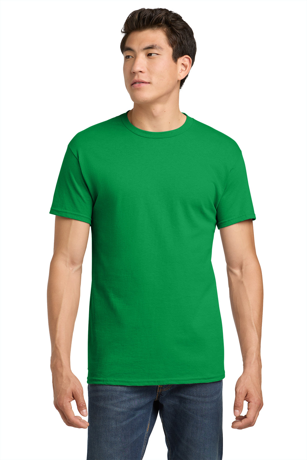 Gildan Heavy Cotton T-Shirt 5000 in Irish Green, front view