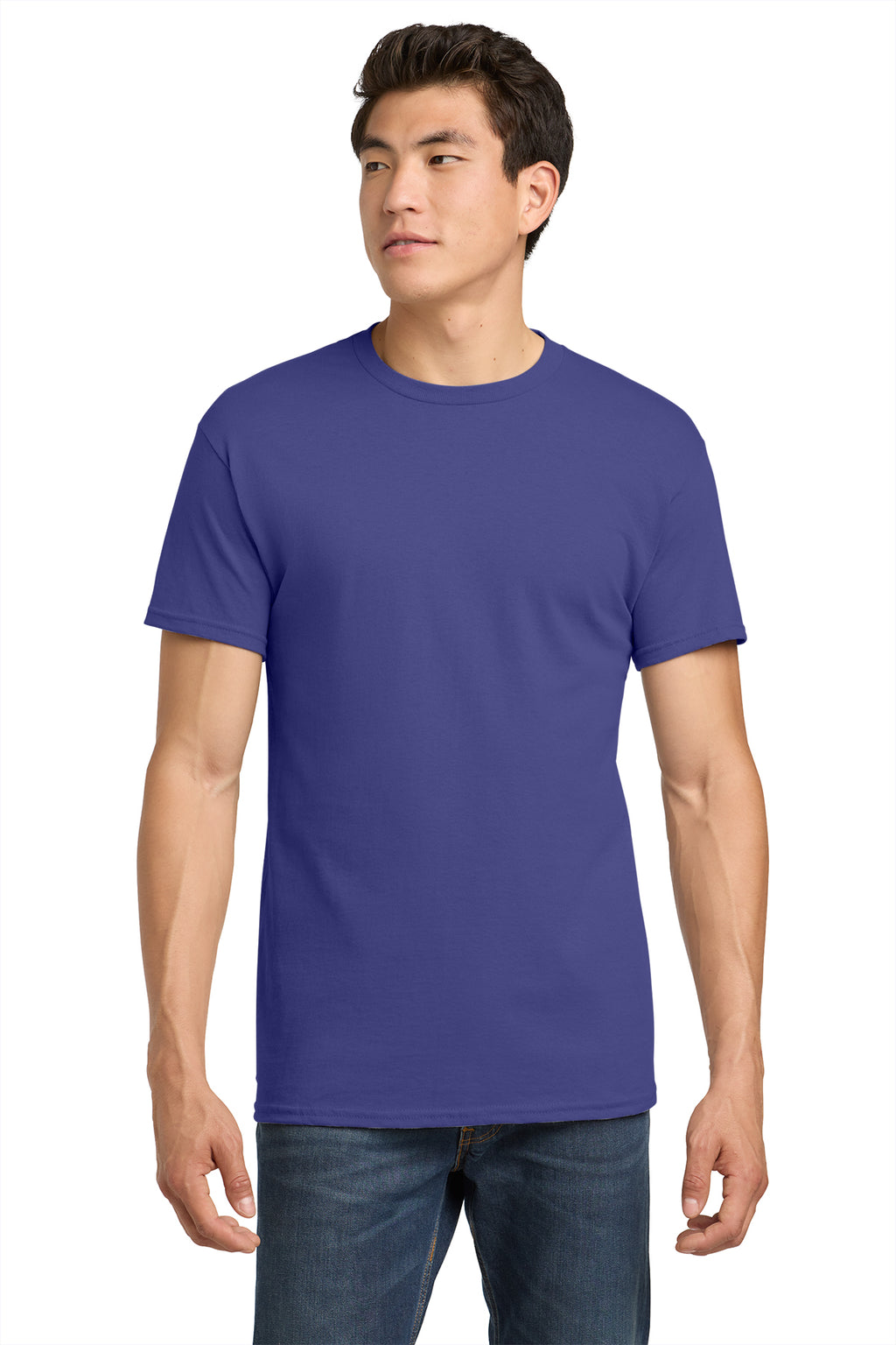 Gildan Heavy Cotton T-Shirt 5000 in Lilac, front view