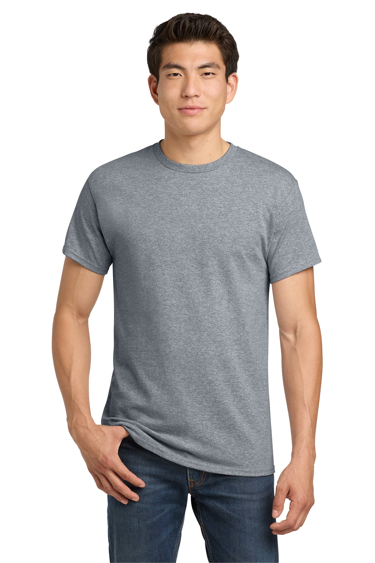Gildan Heavy Cotton T-Shirt 5000 in Sport Grey, front view