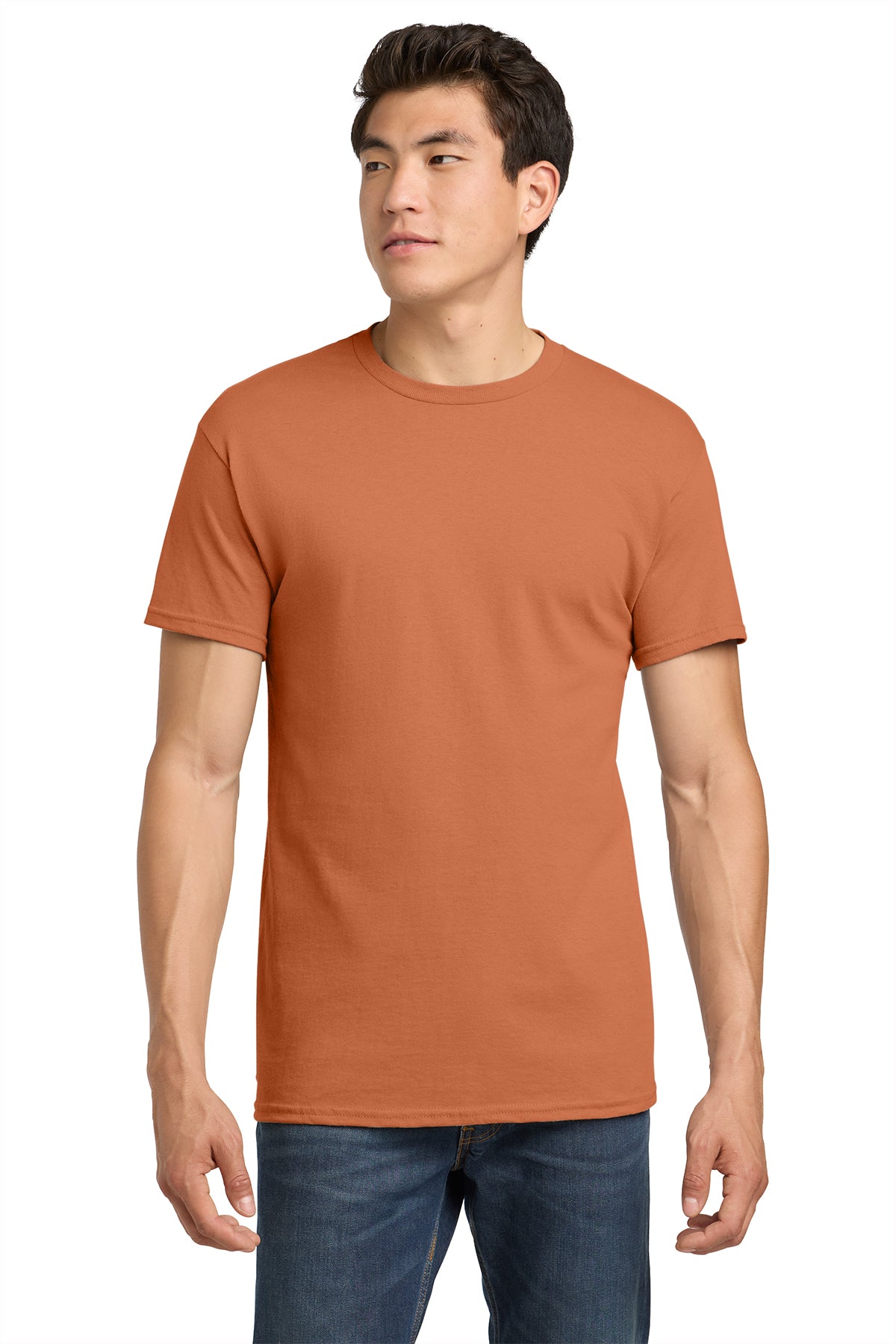 Gildan Heavy Cotton T-Shirt 5000 in Sunset, front view