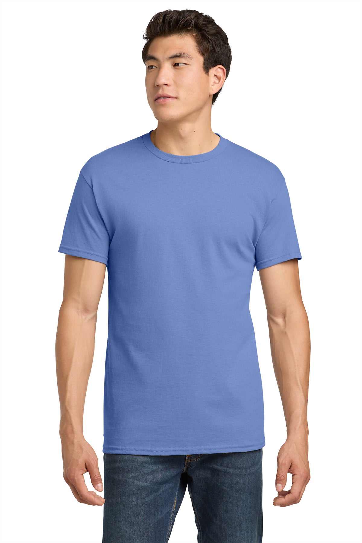 Gildan Heavy Cotton T-Shirt 5000 in Violet, front view