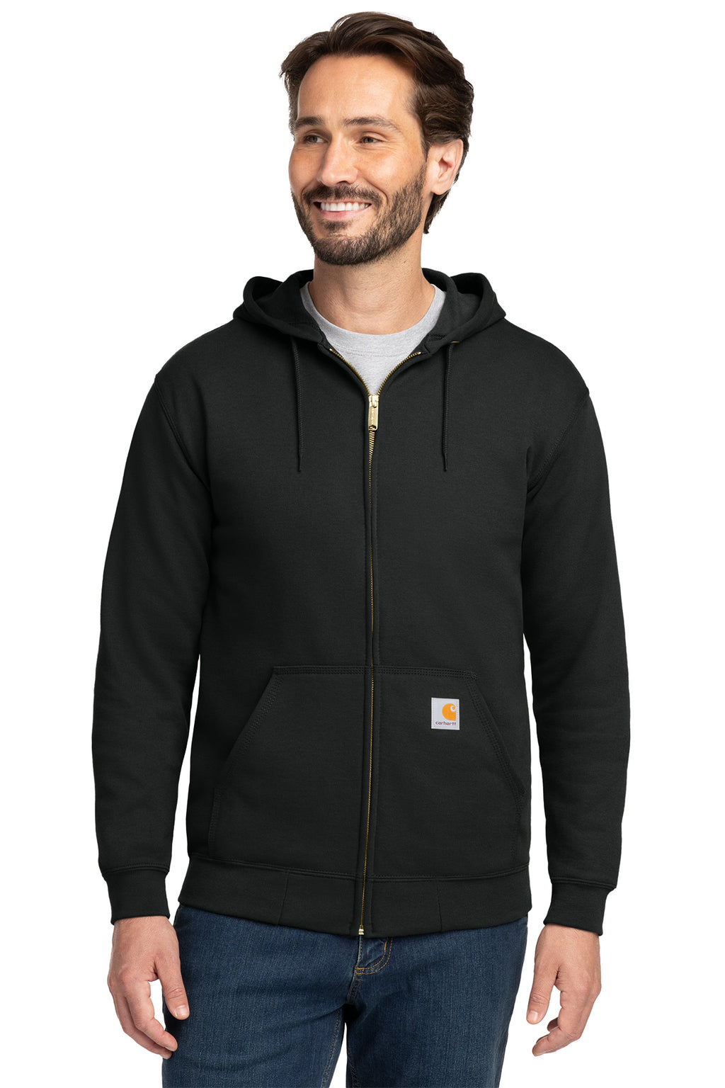 Carhartt Midweight Hooded Zip-Front Sweatshirt CTK122
