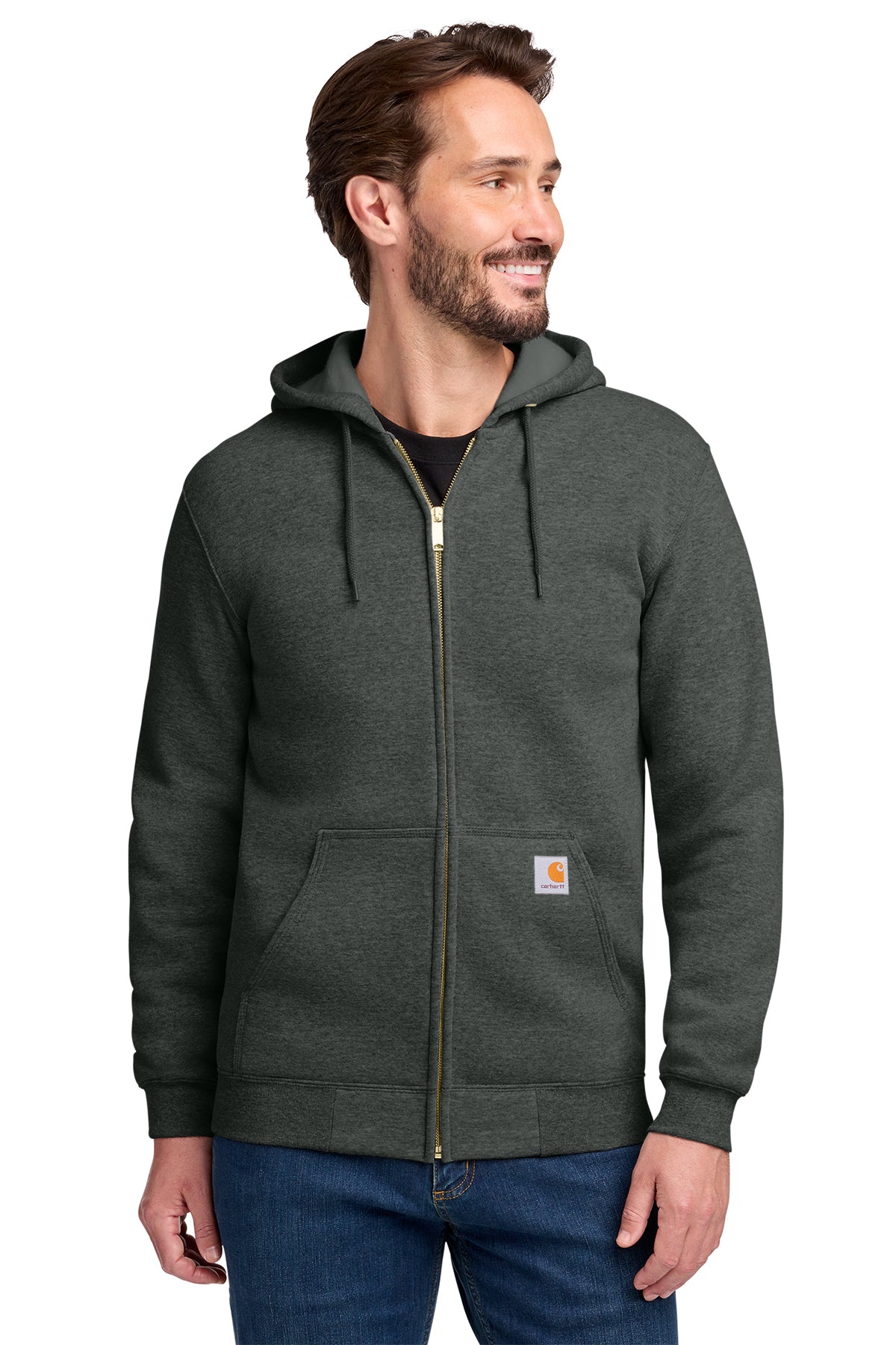 Carhartt Midweight Hooded Zip-Front Sweatshirt CTK122