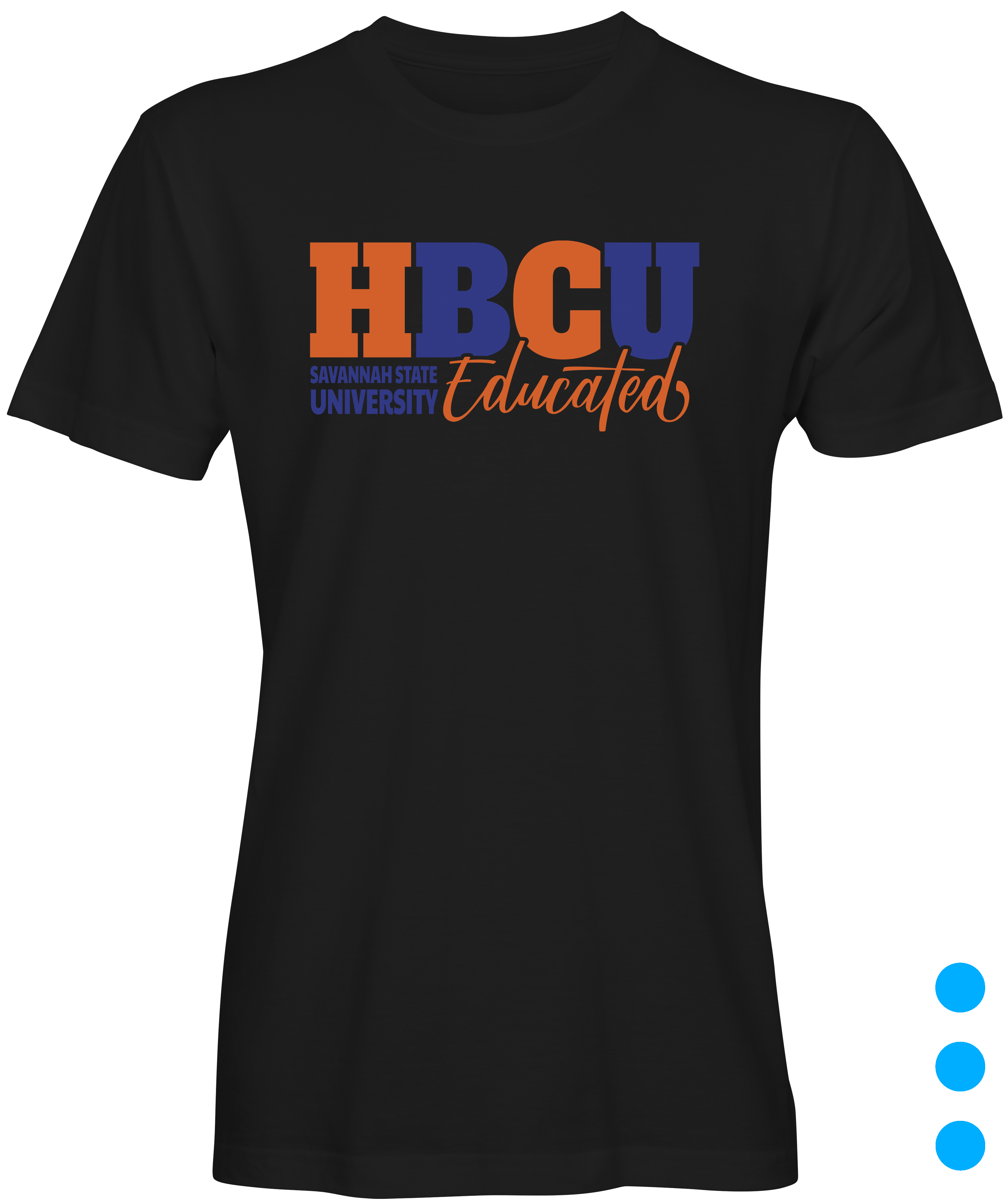 Black HBCU Savannah University Educated T-shirt