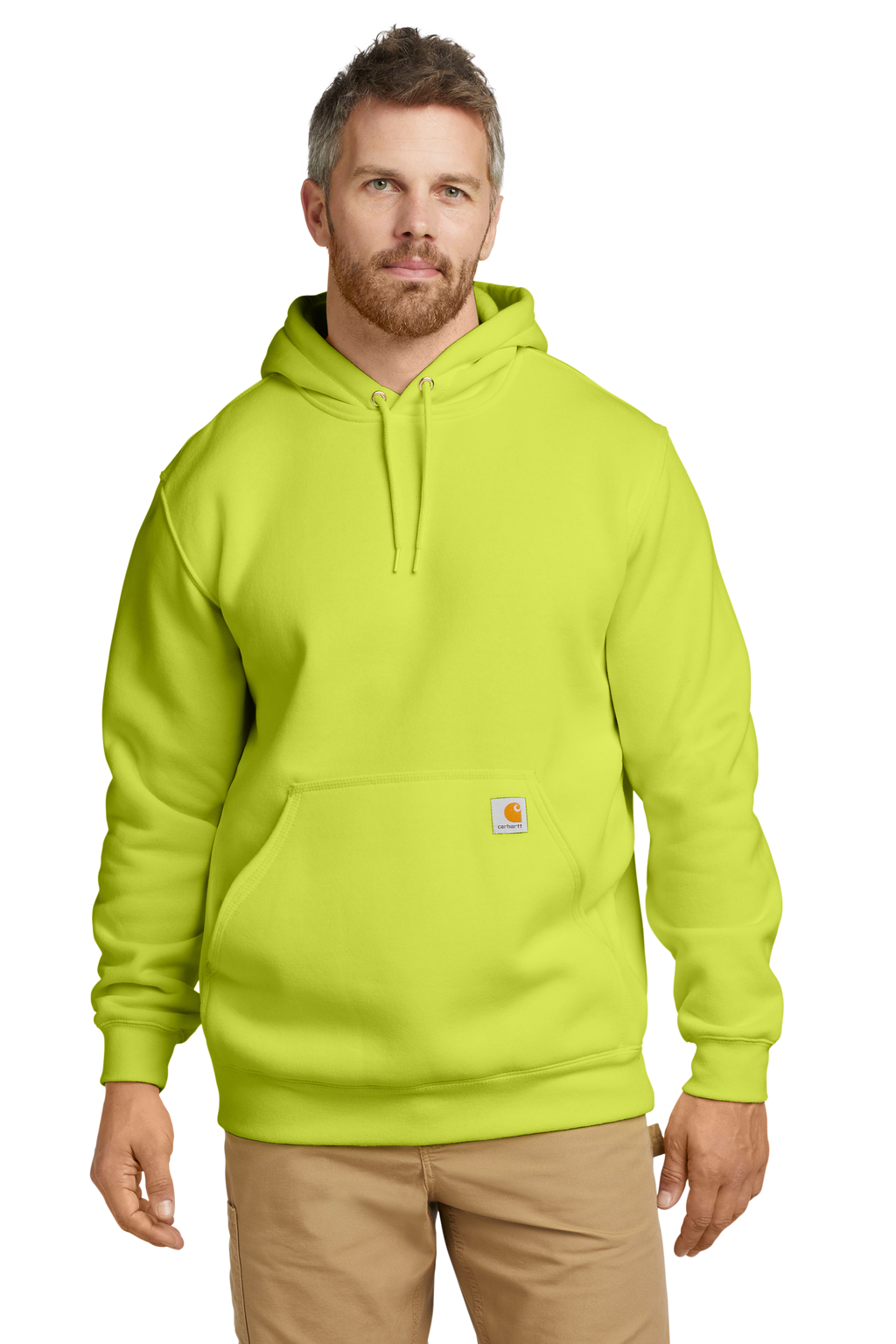Carhartt Hoodie Brite Lime Front