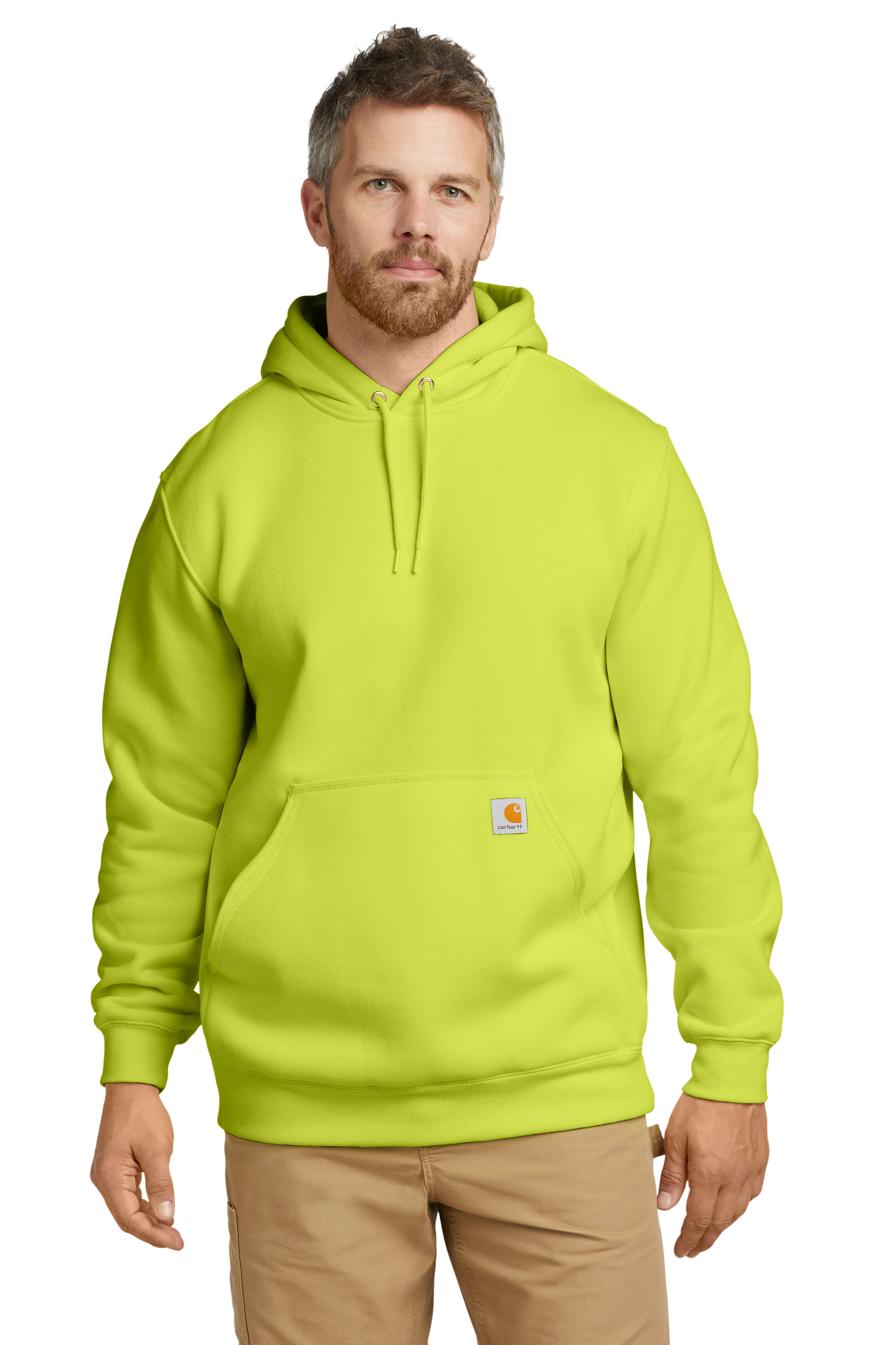 Carhartt Hoodie Brite Lime Front