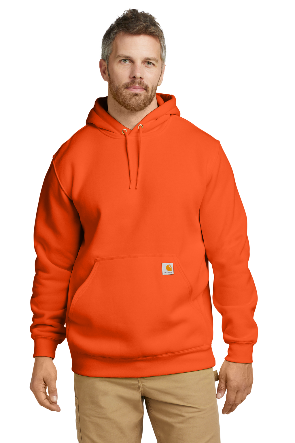 Carhartt Hoodie Brite Orange Back