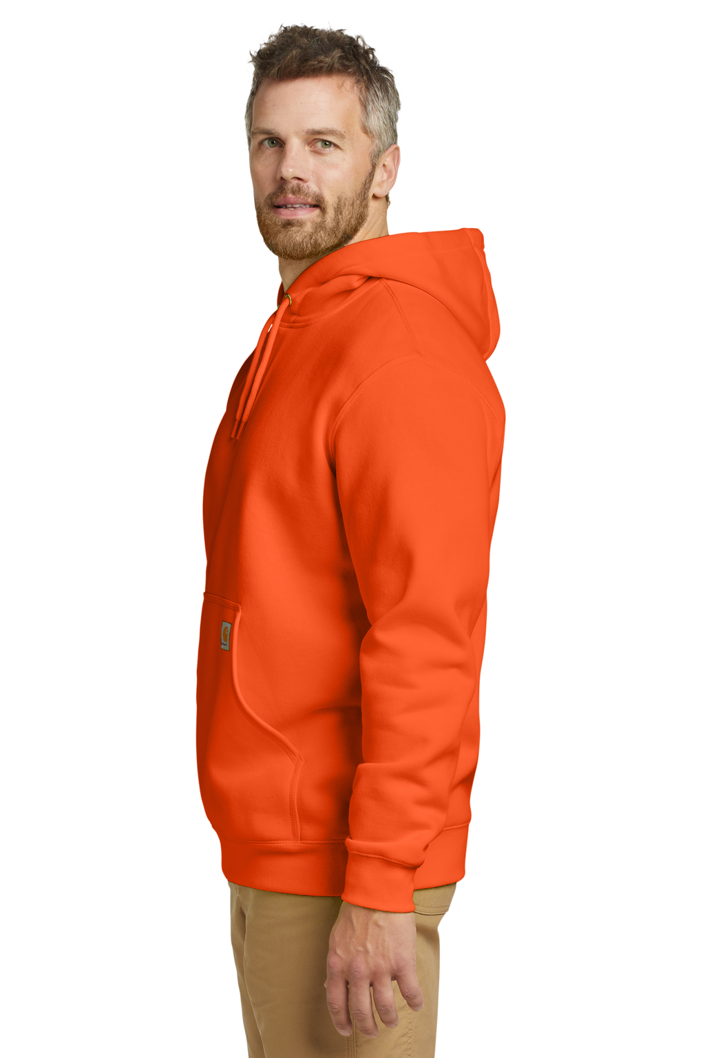 Carhartt Hoodie Brite Orange Side