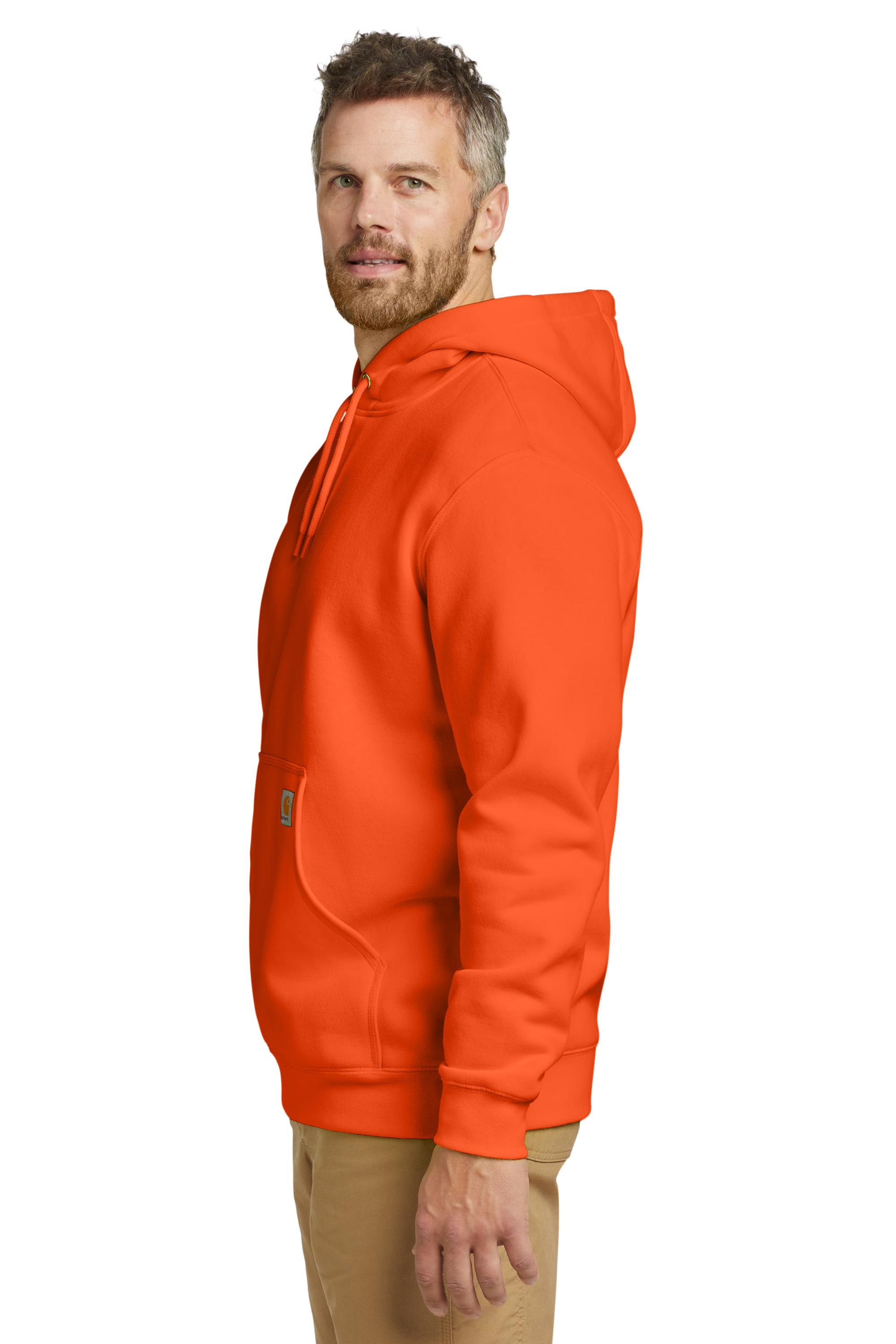 Carhartt Hoodie Brite Orange Side