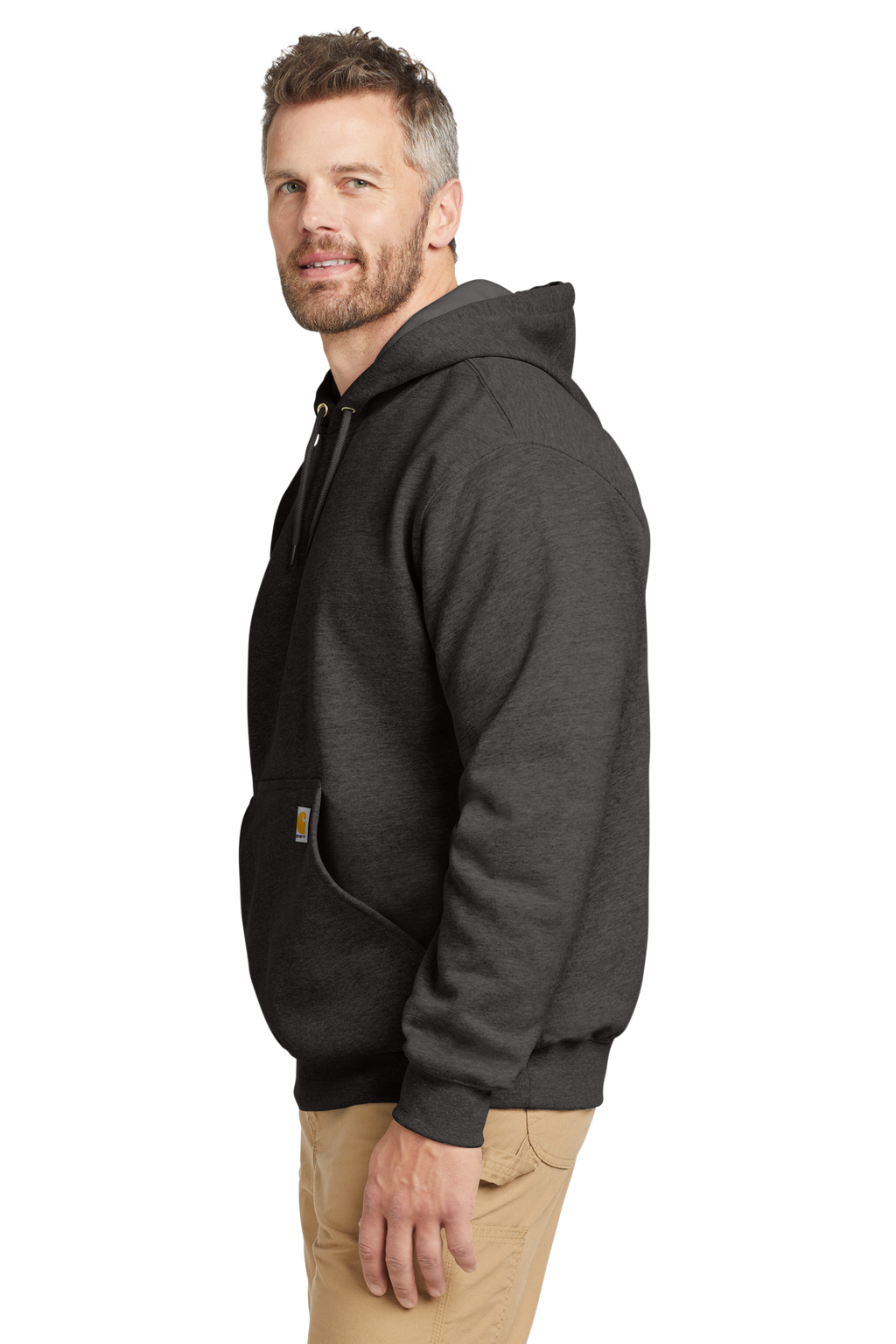 Carhartt Hoodie Carbon Heather Side