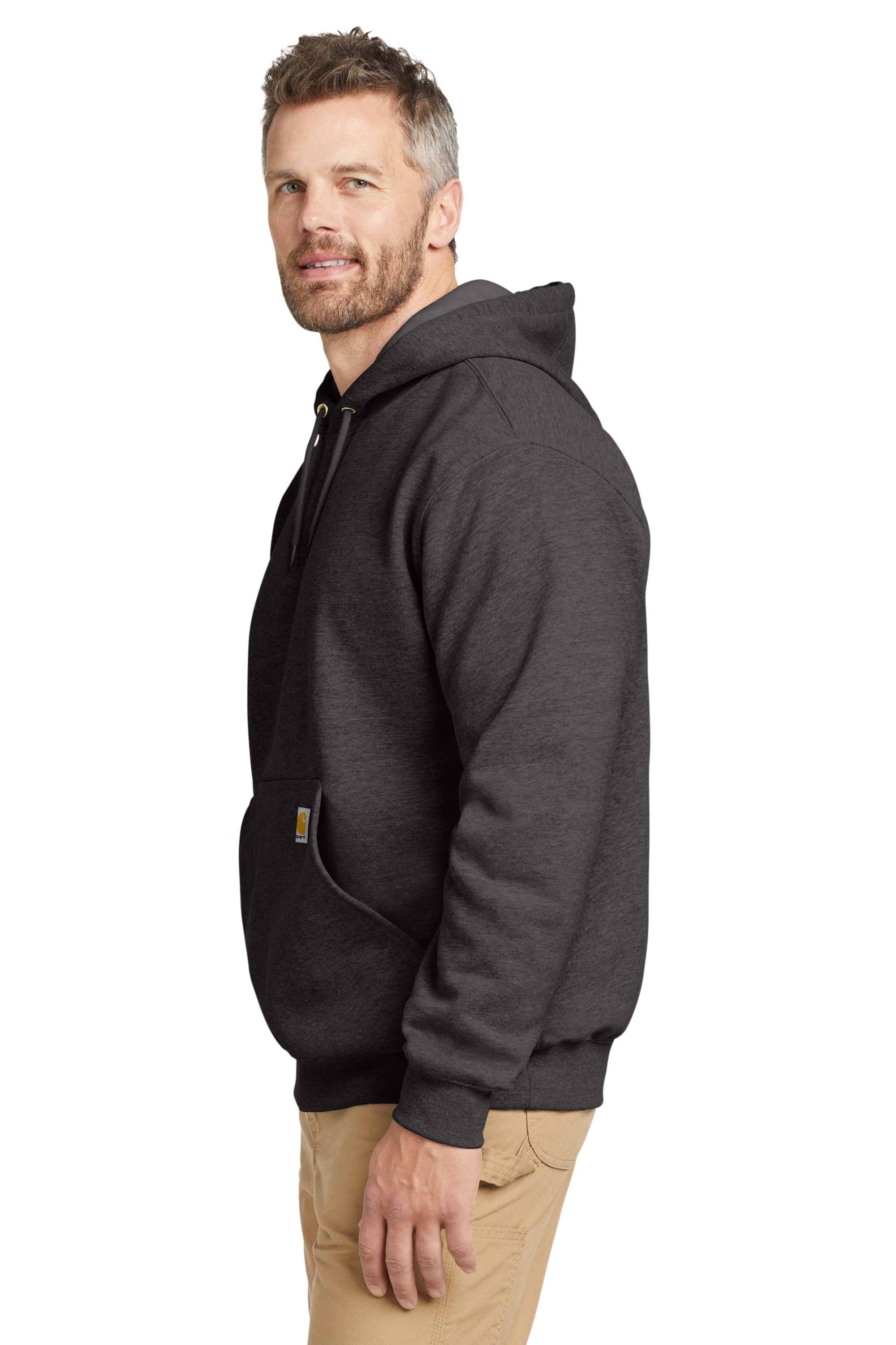Carhartt Hoodie Carbon Heather Side