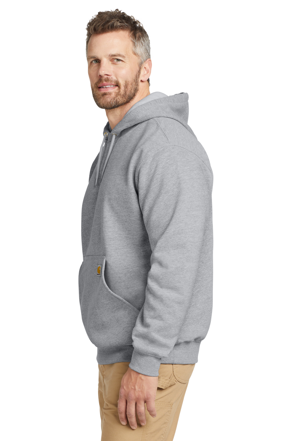 Carhartt Hoodie Heather Grey Side