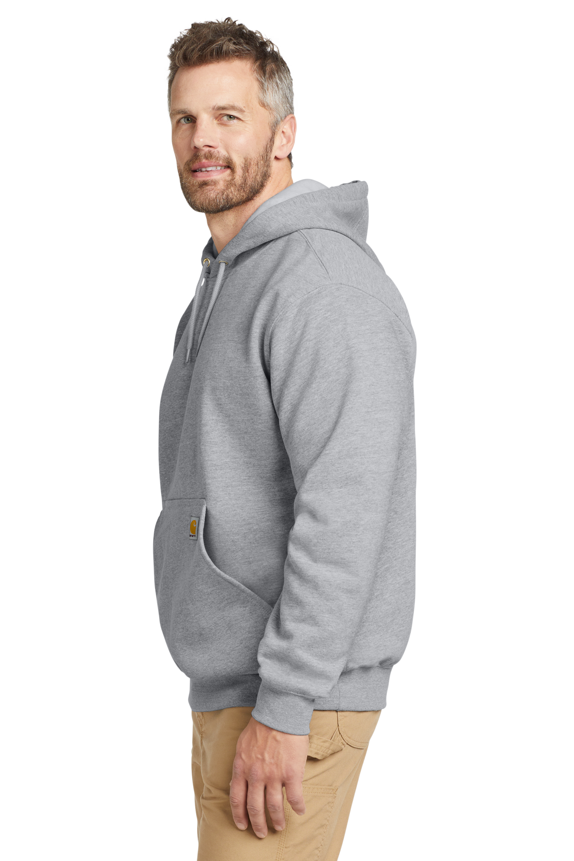 Carhartt Hoodie Heather Grey Side