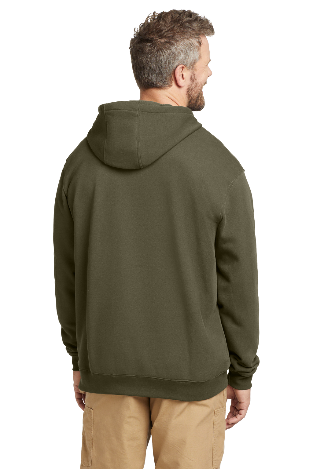 Carhartt Hoodie Moss Back View