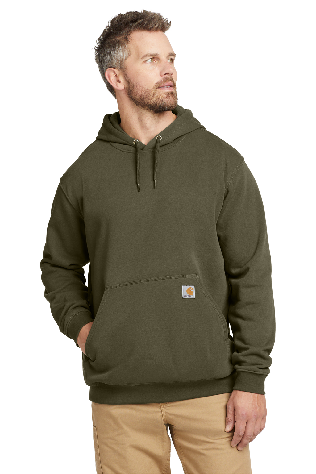 Carhartt Hoodie Moss Front