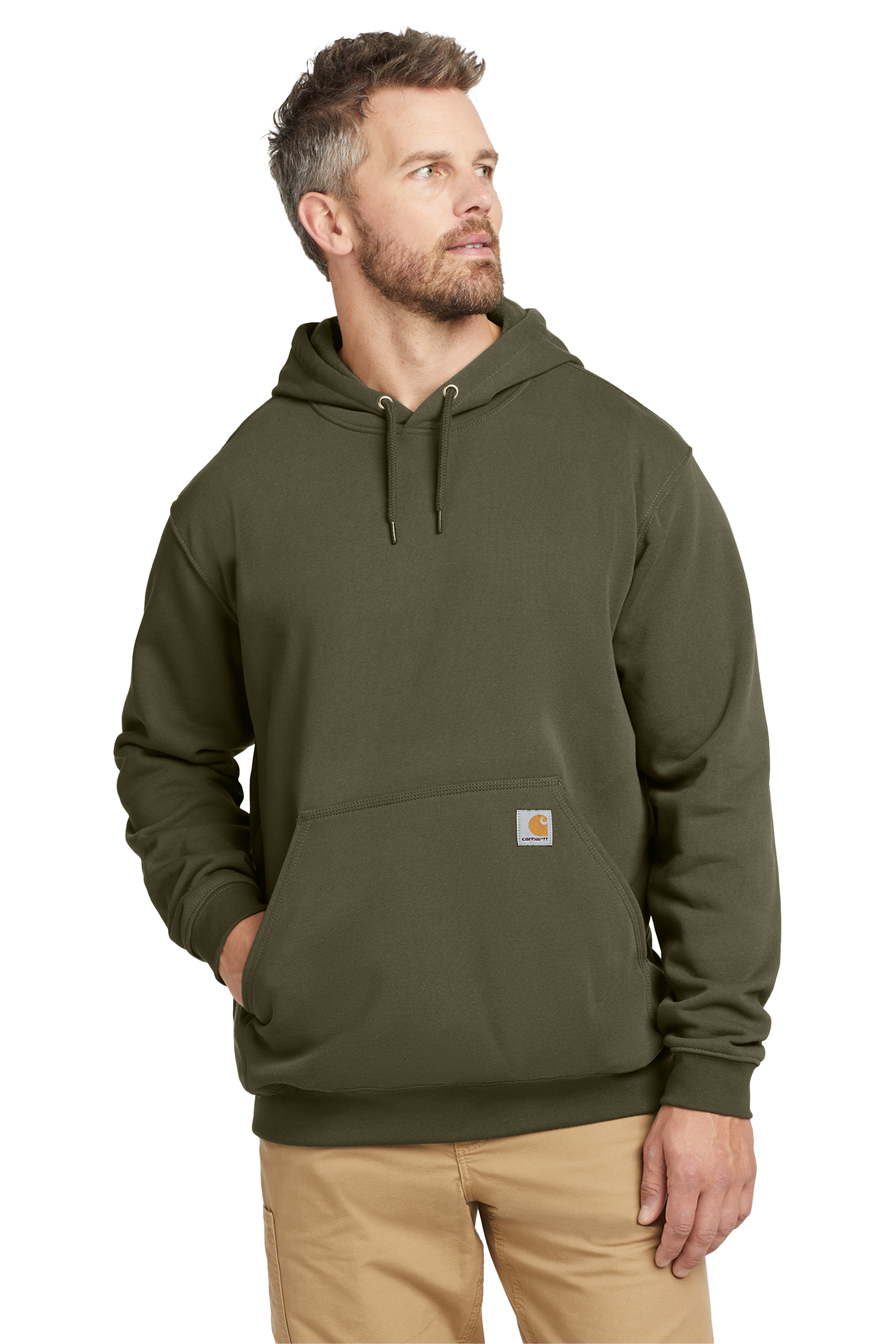 Carhartt Hoodie Moss Front